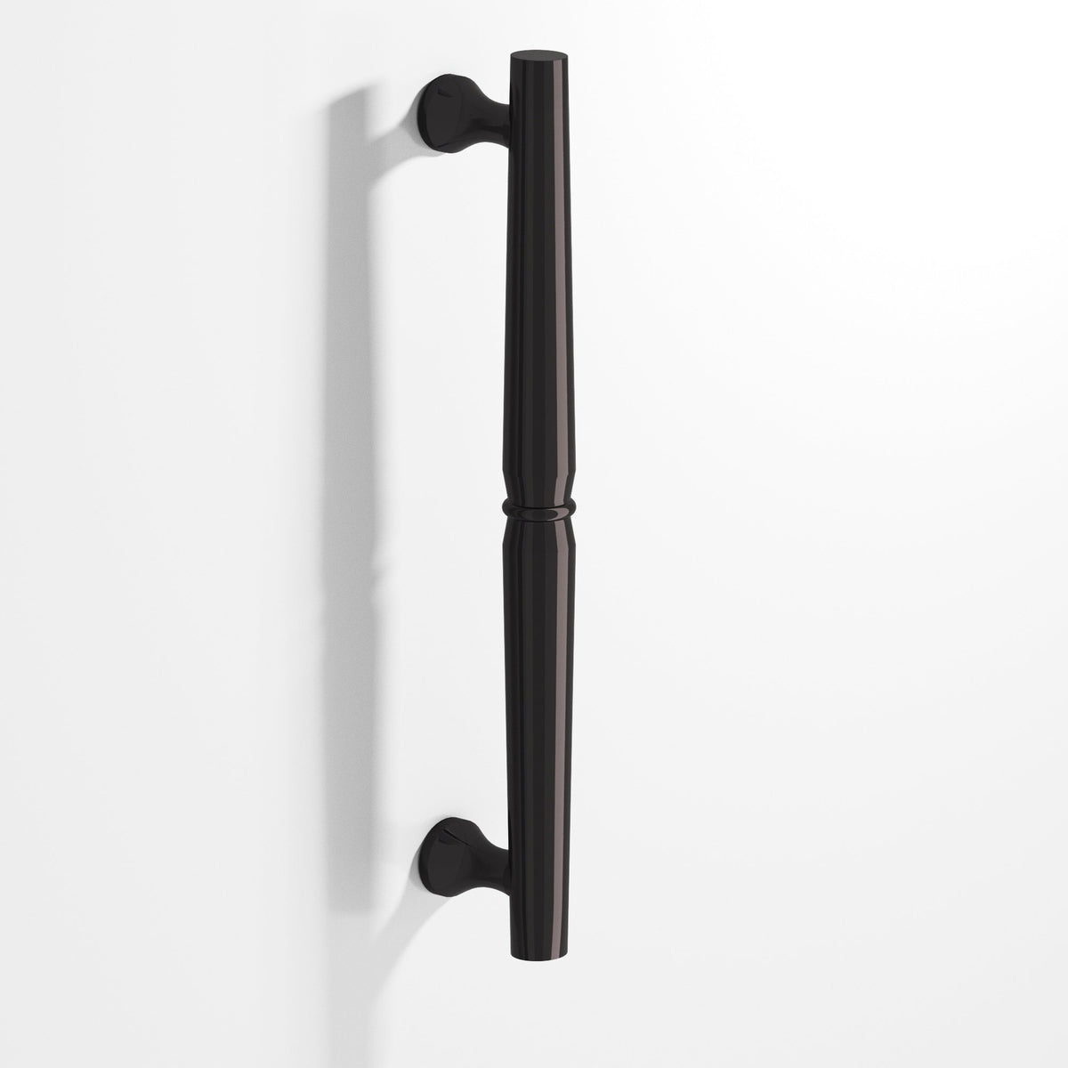 Colonial Bronze 852 Beaded Detailed Wire Pull, 15/16 in Diameter - Satin Black