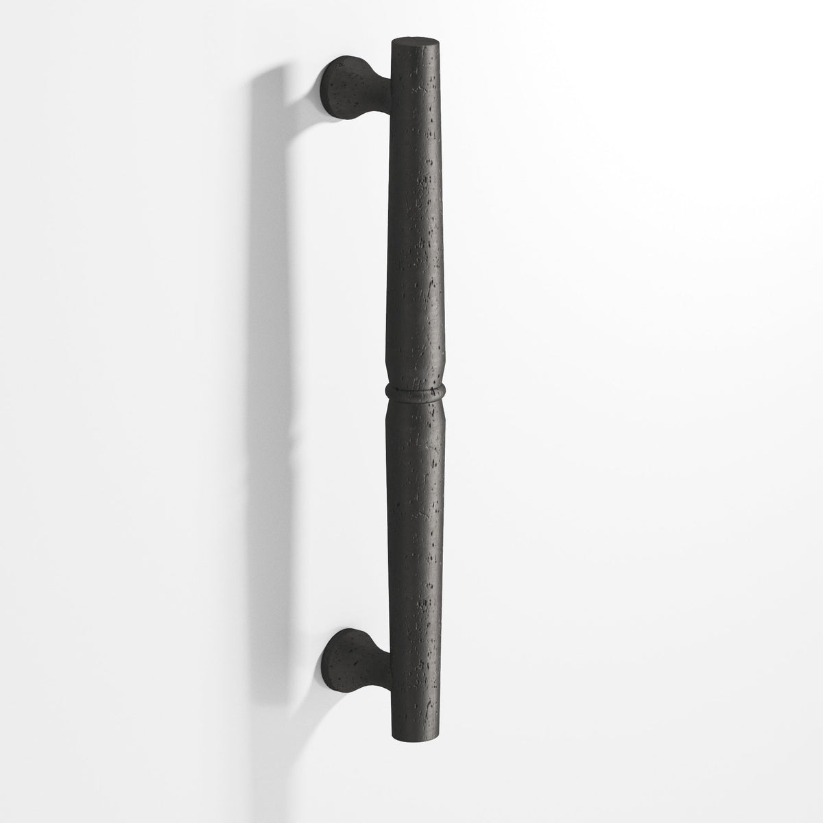 Colonial Bronze 852 Beaded Detailed Wire Pull, 15/16 in Diameter - Distressed Satin Black