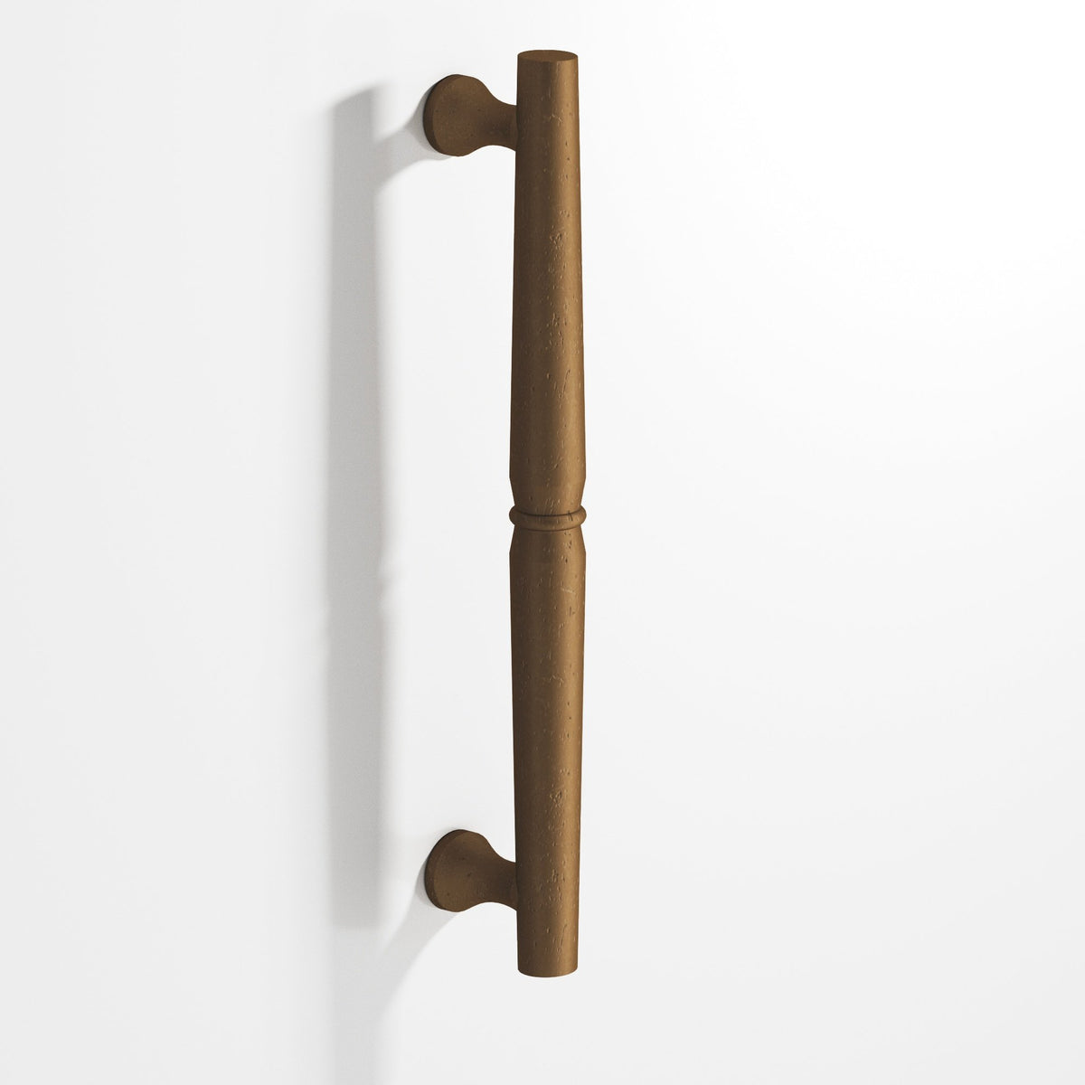 Colonial Bronze 852 Beaded Detailed Wire Pull, 15/16 in Diameter - Distressed Light Statuary Bronze