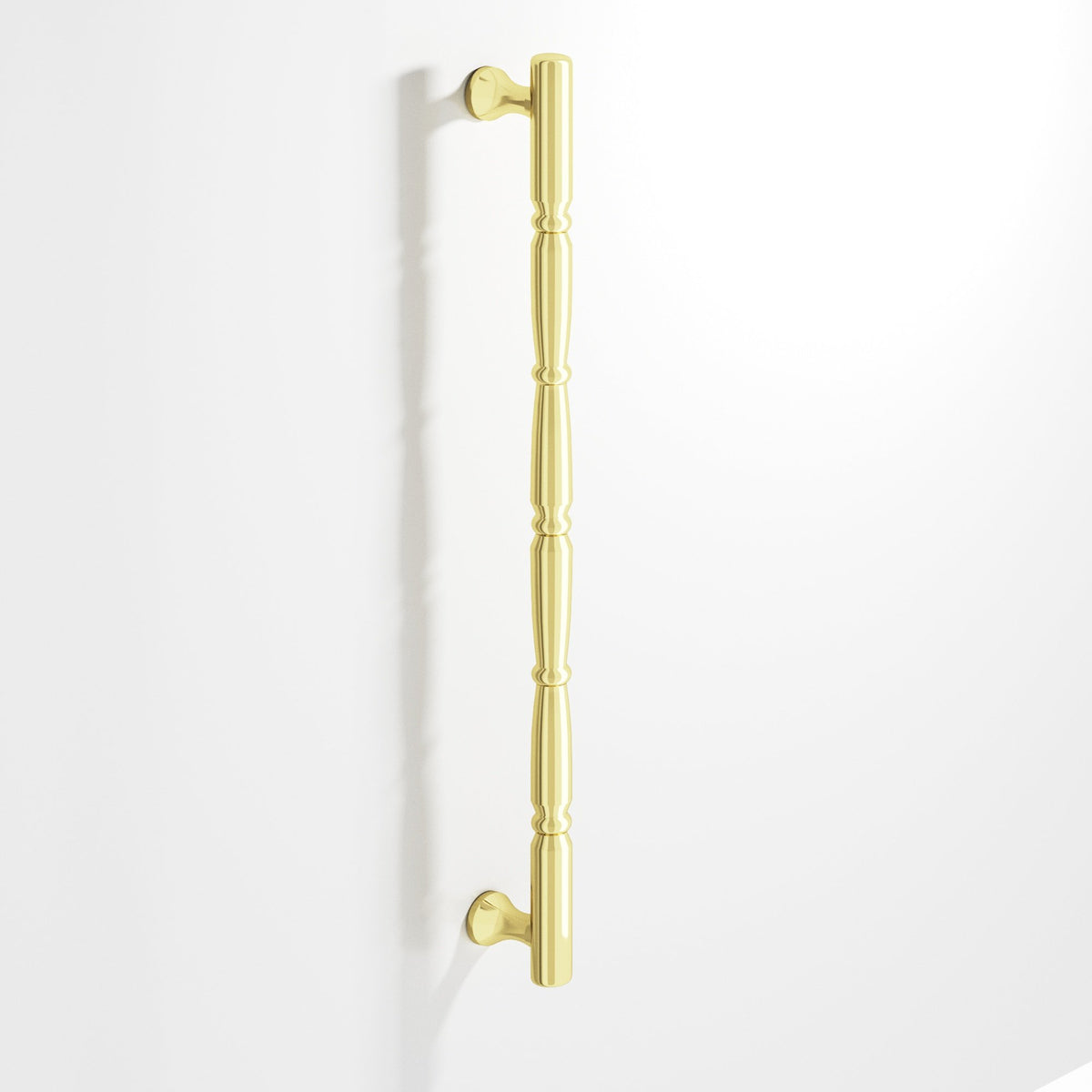 Colonial Bronze 855 Beaded Wire Pull with Radiused Ends, 3/4 in Diameter - Polished Brass