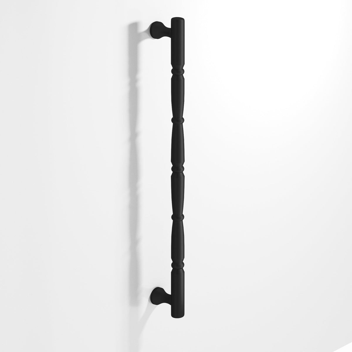 Colonial Bronze 855 Beaded Wire Pull with Radiused Ends, 3/4 in Diameter - Matte Satin Black
