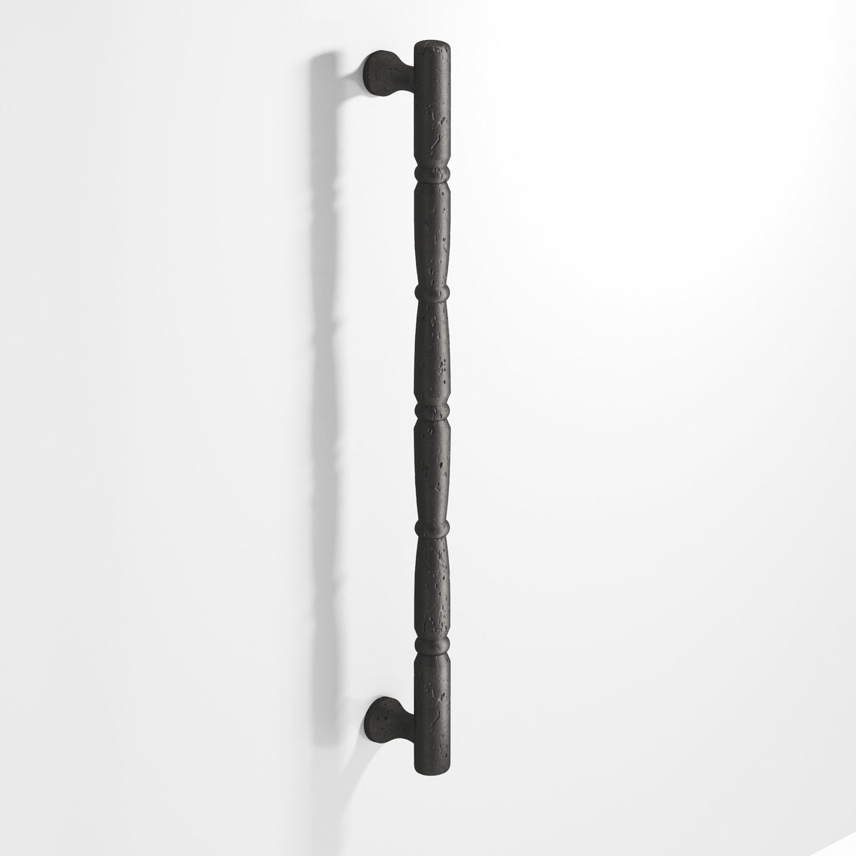 Colonial Bronze 855 Beaded Wire Pull with Radiused Ends, 3/4 in Diameter - Distressed Satin Black
