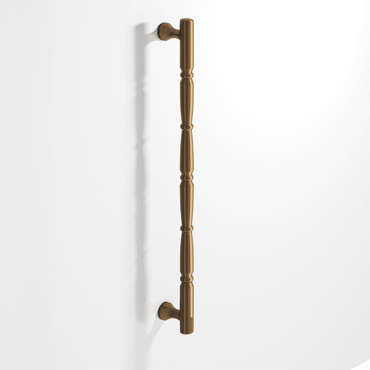 Colonial Bronze 855 Beaded Wire Pull with Radiused Ends, 3/4 in Diameter - Light Statuary Bronze