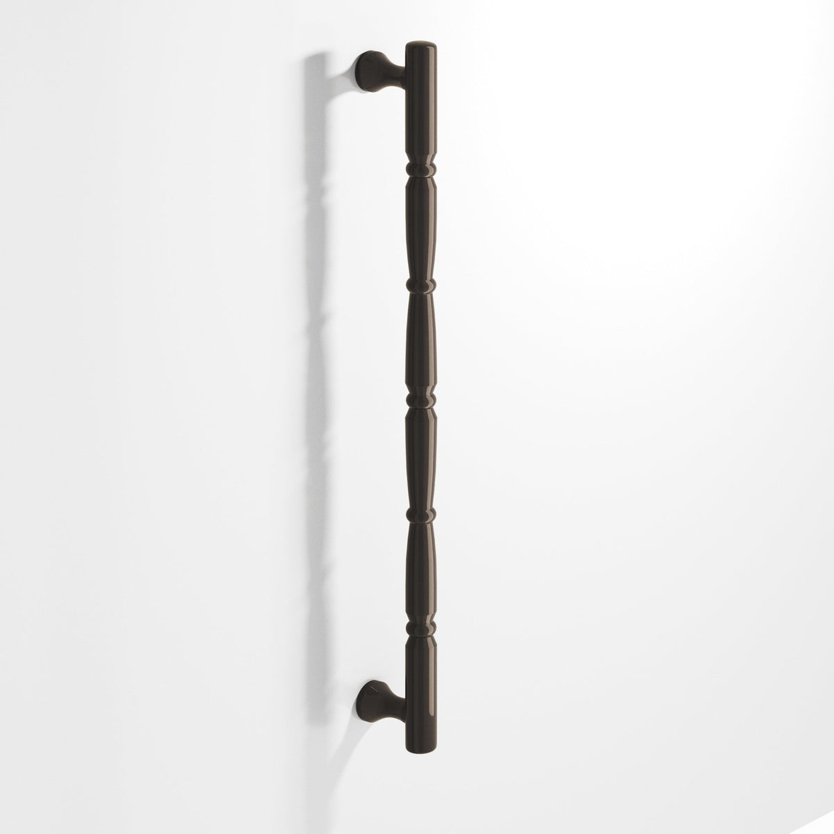 Colonial Bronze 855 Beaded Wire Pull with Radiused Ends, 3/4 in Diameter - Dark Statuary Bronze