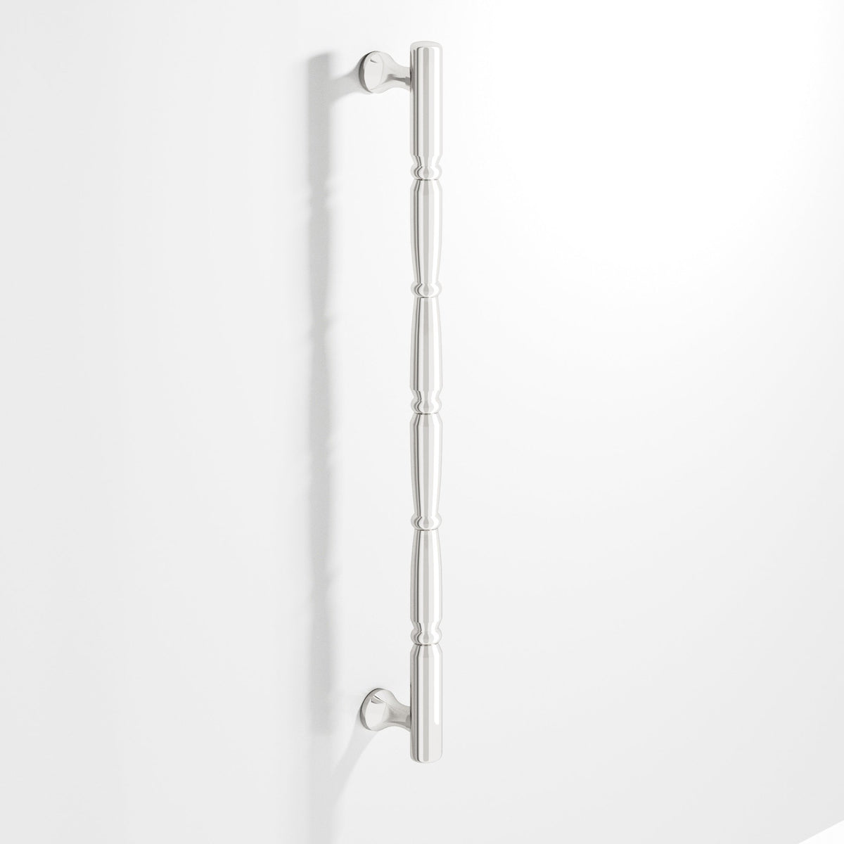 Colonial Bronze 855 Beaded Wire Pull with Radiused Ends, 3/4 in Diameter - Polished Nickel