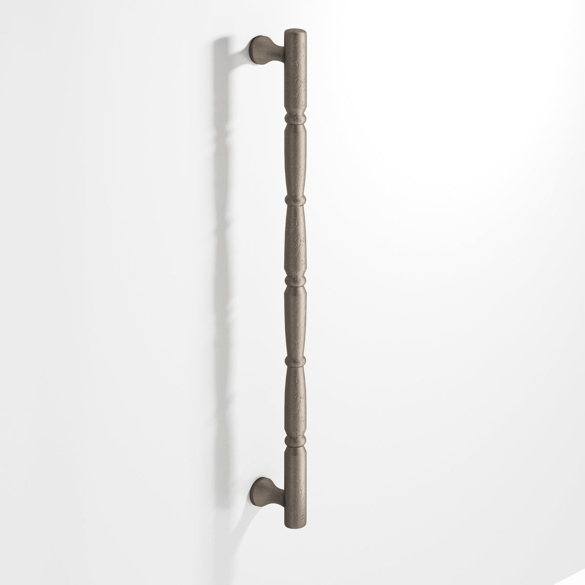 Colonial Bronze 855 Beaded Wire Pull with Radiused Ends, 3/4 in Diameter - Distressed Pewter