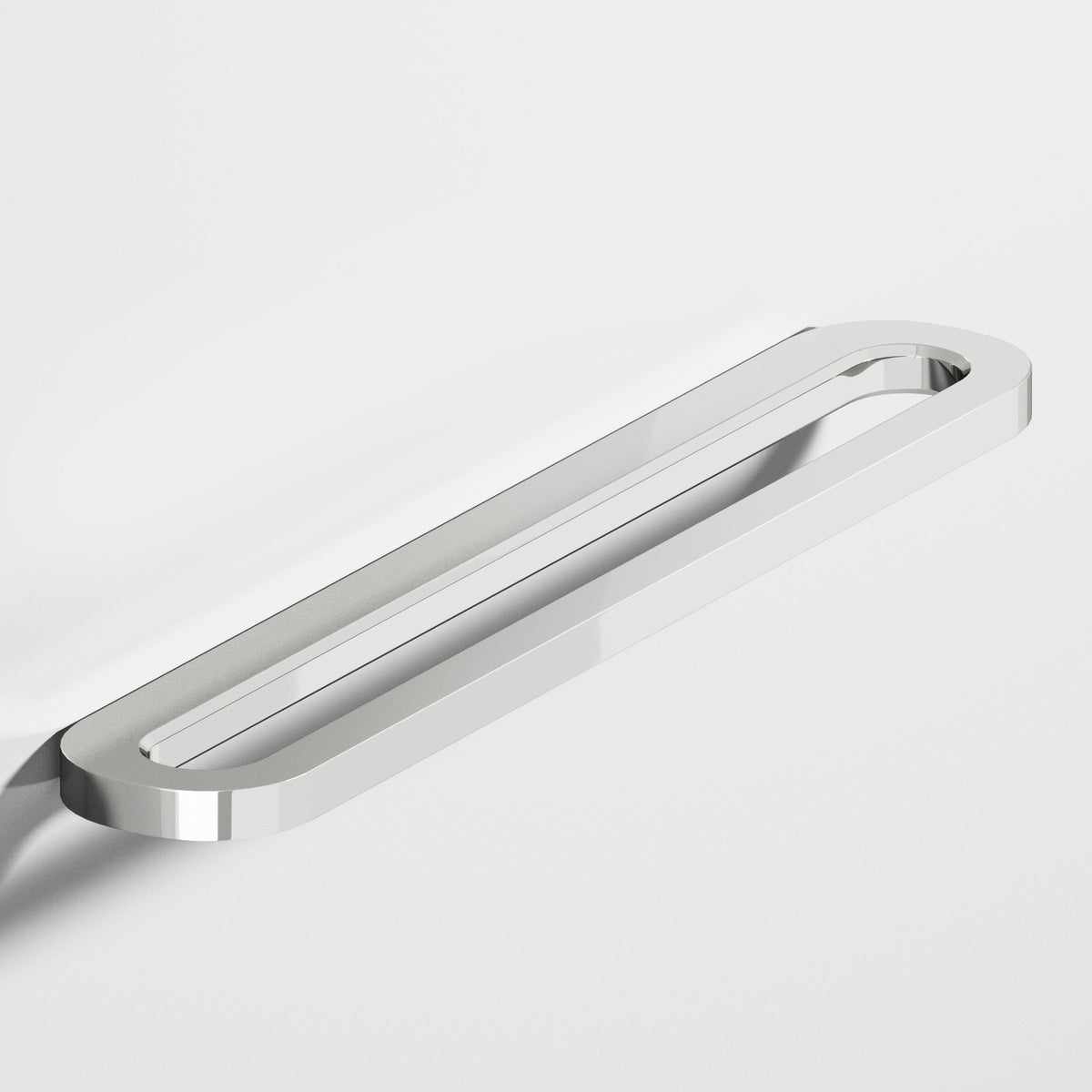 Colonial Bronze 892 Fully Rounded Racetrack Pull, 2 in Projection - Polished Nickel