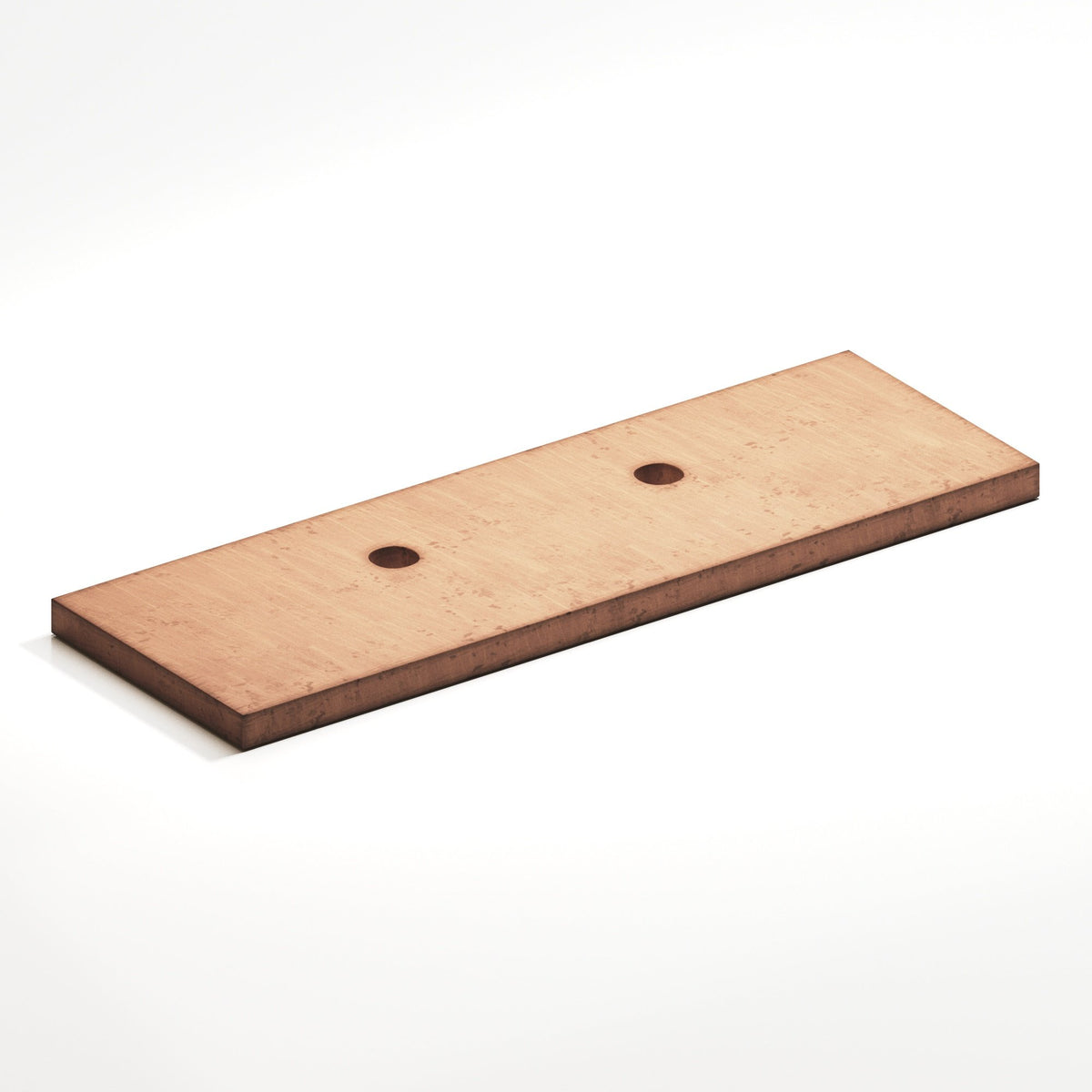 Colonial Bronze 9420 Offset Rectangular Backplate, 1 in Wide, for 420, 457 and 458 Series - Distressed Antique Copper