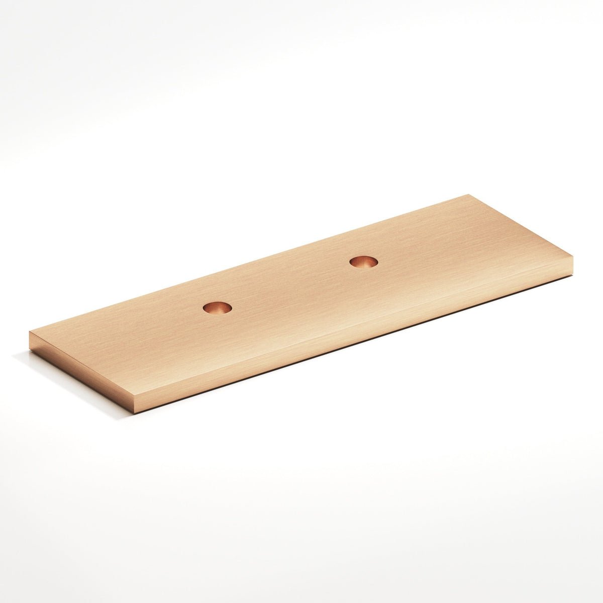Colonial Bronze 9420 Offset Rectangular Backplate, 1 in Wide, for 420, 457 and 458 Series - Satin Bronze