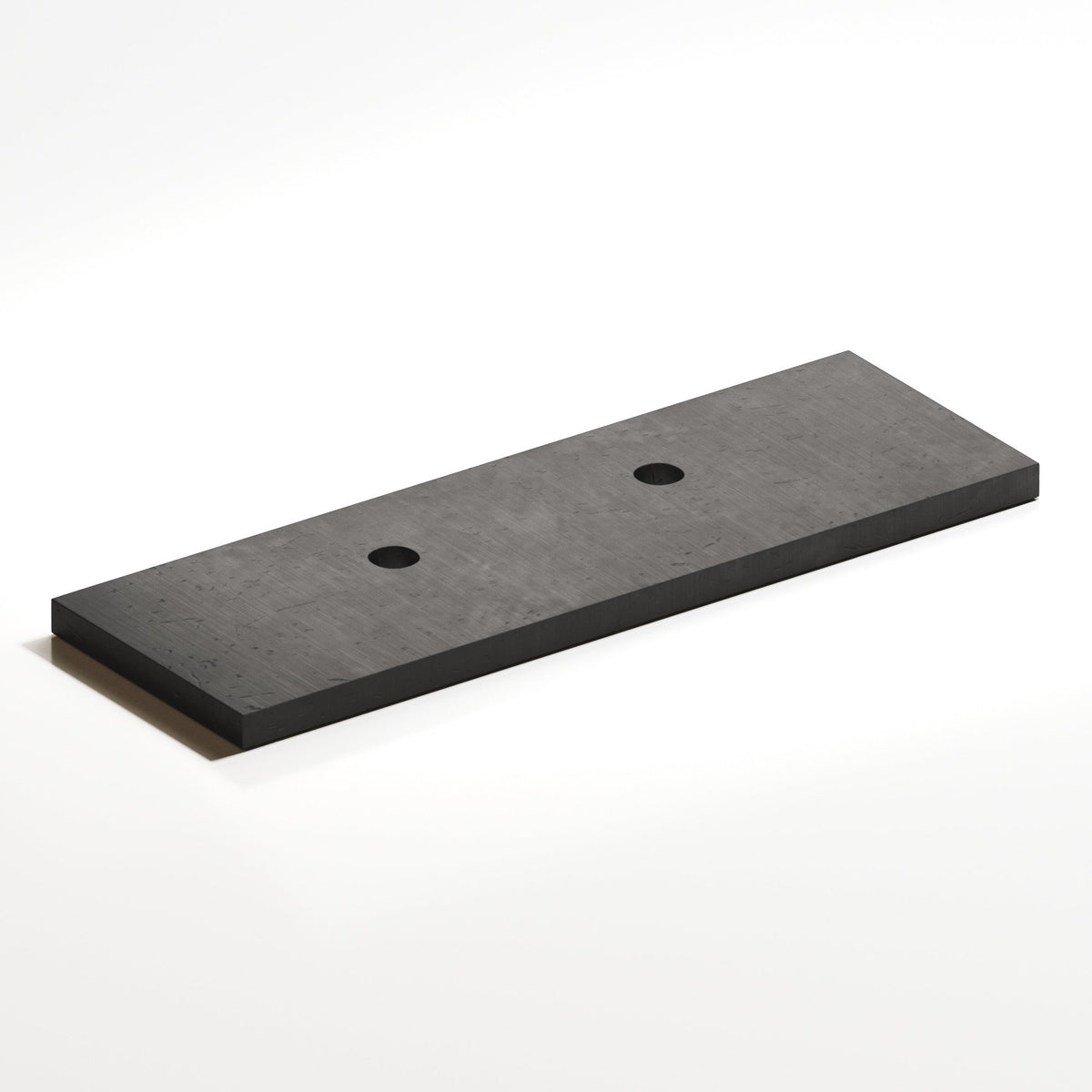 Colonial Bronze 9420 Offset Rectangular Backplate, 1 in Wide, for 420, 457 and 458 Series - Distressed Satin Black