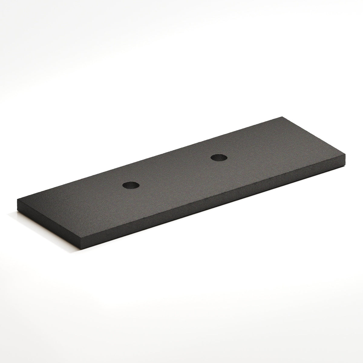 Colonial Bronze 9420 Offset Rectangular Backplate, 1 in Wide, for 420, 457 and 458 Series - Frost Black™