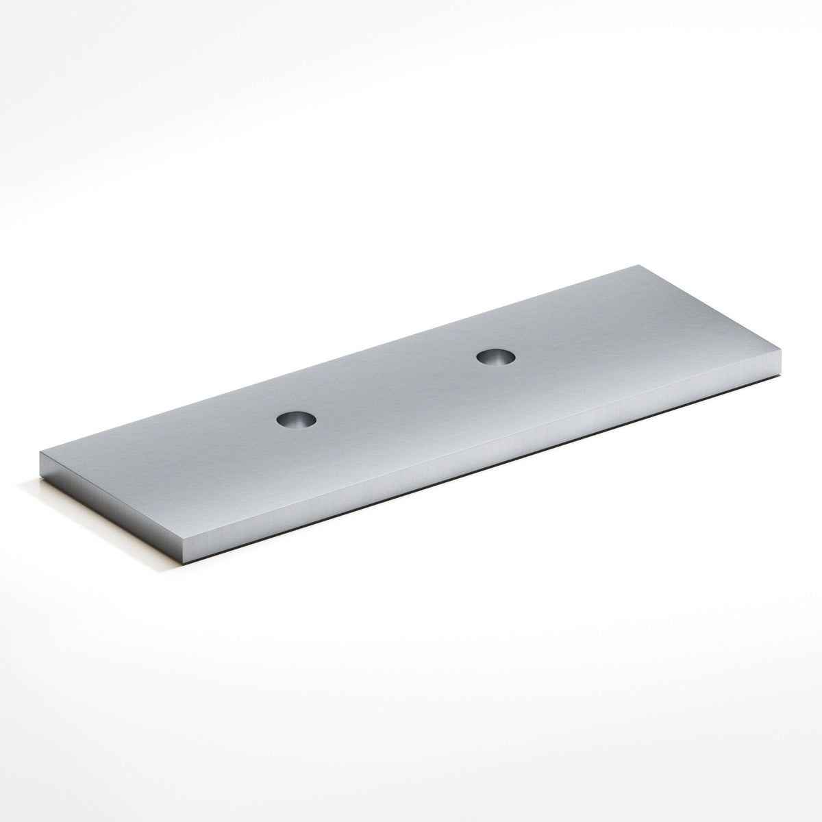 Colonial Bronze 9420 Offset Rectangular Backplate, 1 in Wide, for 420, 457 and 458 Series - Satin Chrome