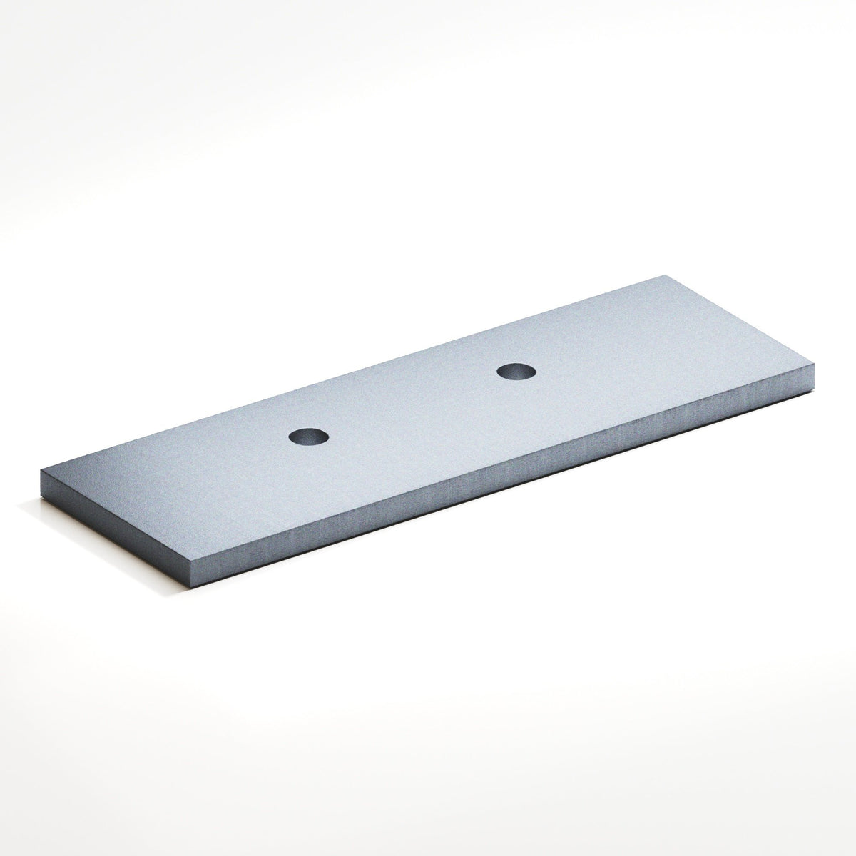 Colonial Bronze 9420 Offset Rectangular Backplate, 1 in Wide, for 420, 457 and 458 Series - Frost Chrome™