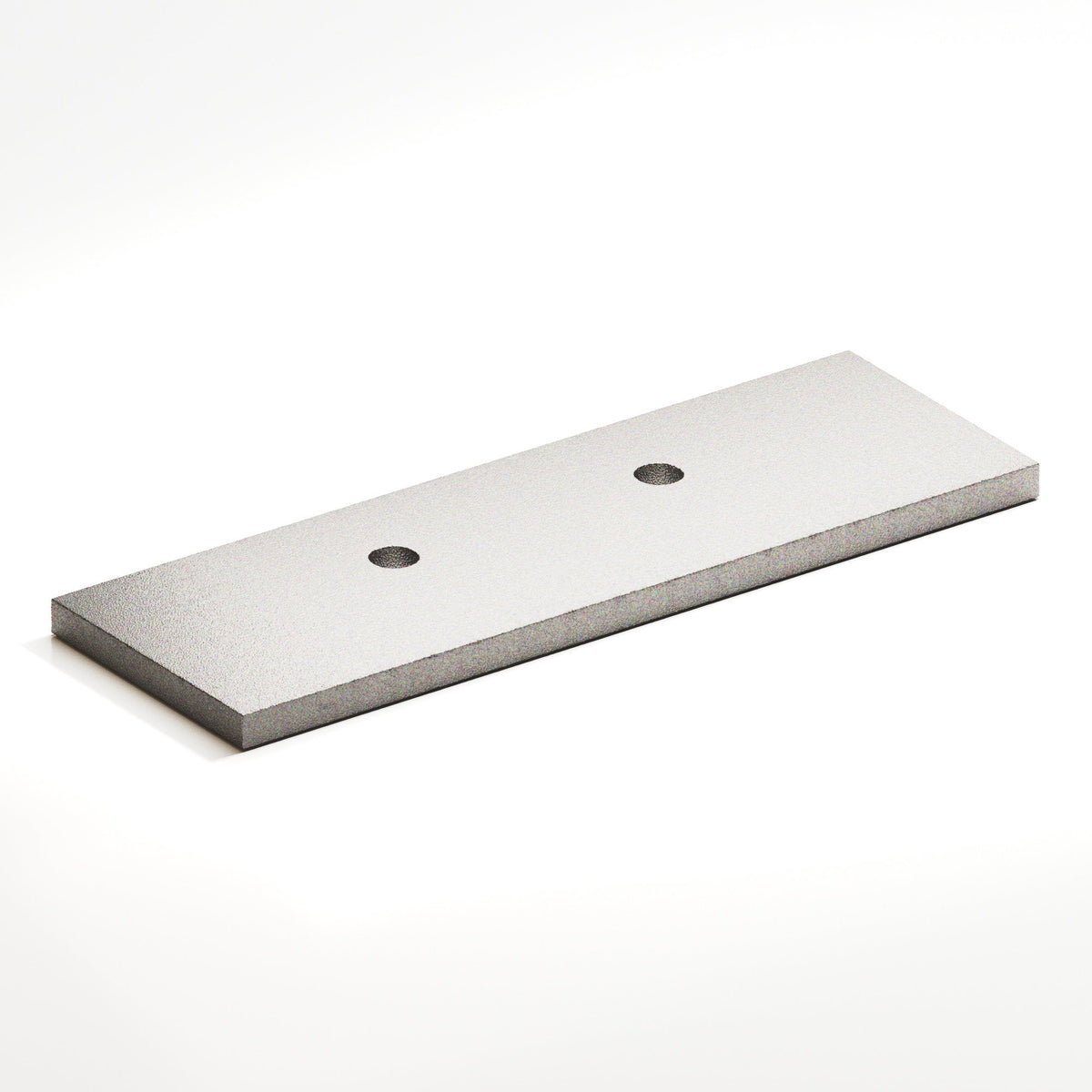 Colonial Bronze 9420 Offset Rectangular Backplate, 1 in Wide, for 420, 457 and 458 Series - Frost Nickel™