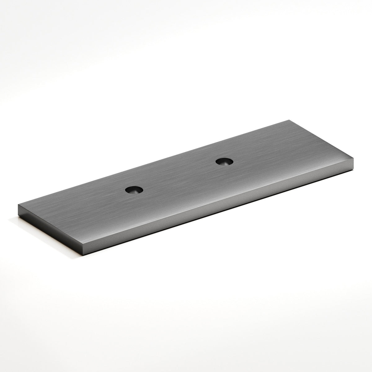 Colonial Bronze 9420 Offset Rectangular Backplate, 1 in Wide, for 420, 457 and 458 Series - Graphite