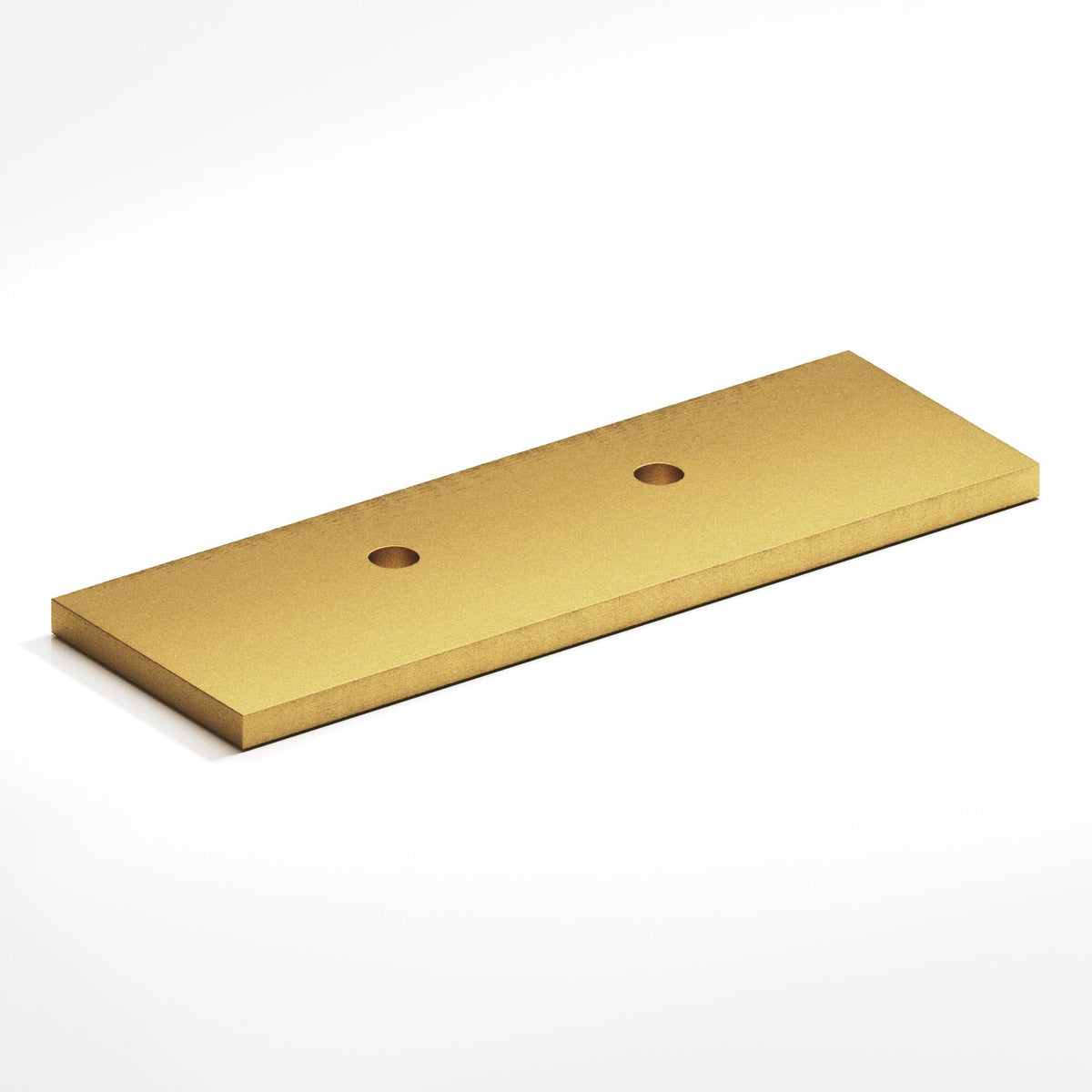 Colonial Bronze 9420 Offset Rectangular Backplate, 1 in Wide, for 420, 457 and 458 Series - Frost Brass™