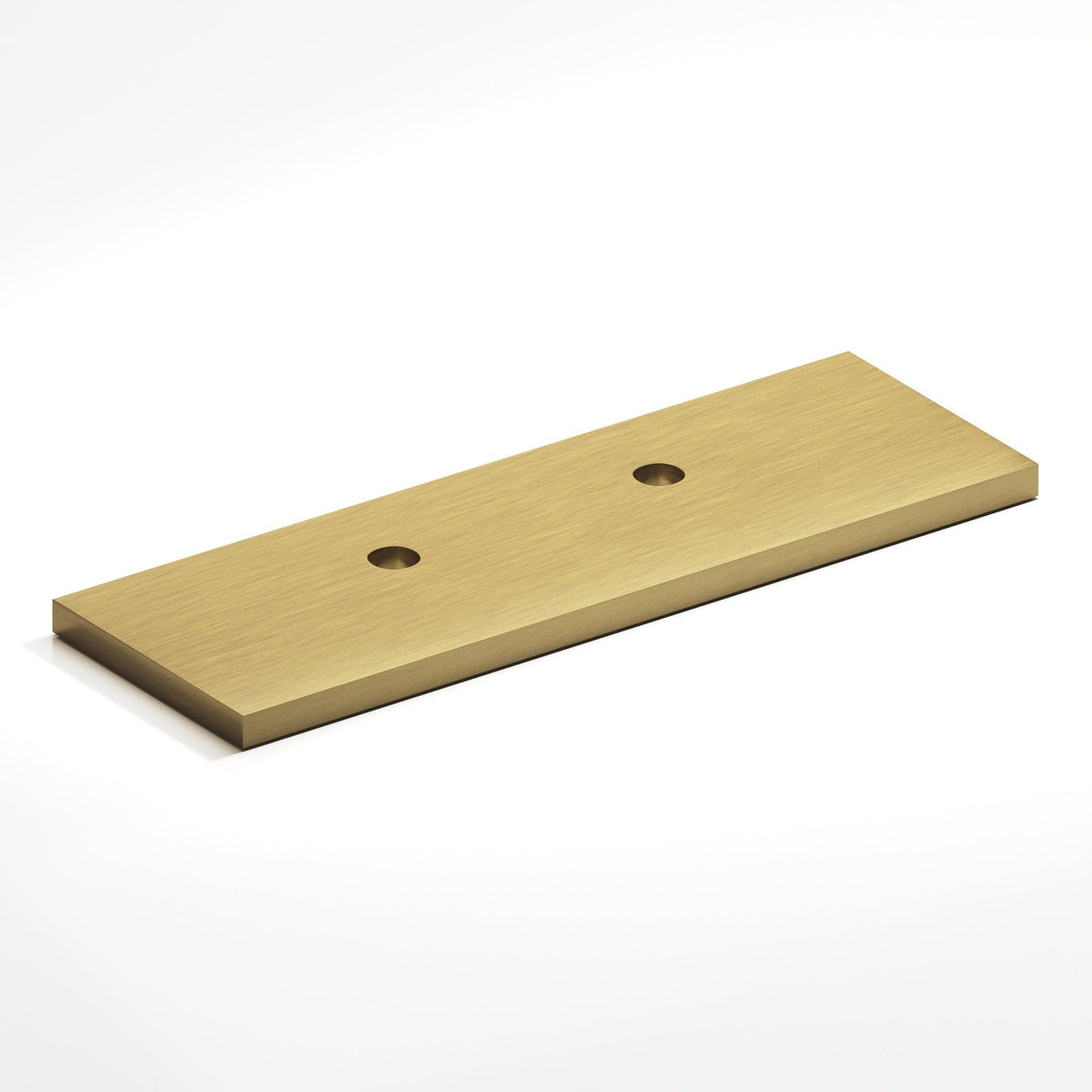 Colonial Bronze 9420 Offset Rectangular Backplate, 1 in Wide, for 420, 457 and 458 Series - Antique Brass