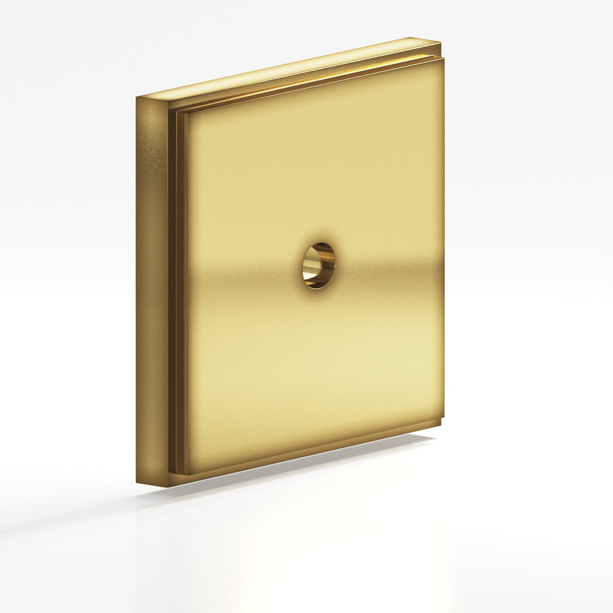 Colonial Bronze 9945 Stepped Square Backplate, 1 in, for 8-32 Screw - Antique Bronze