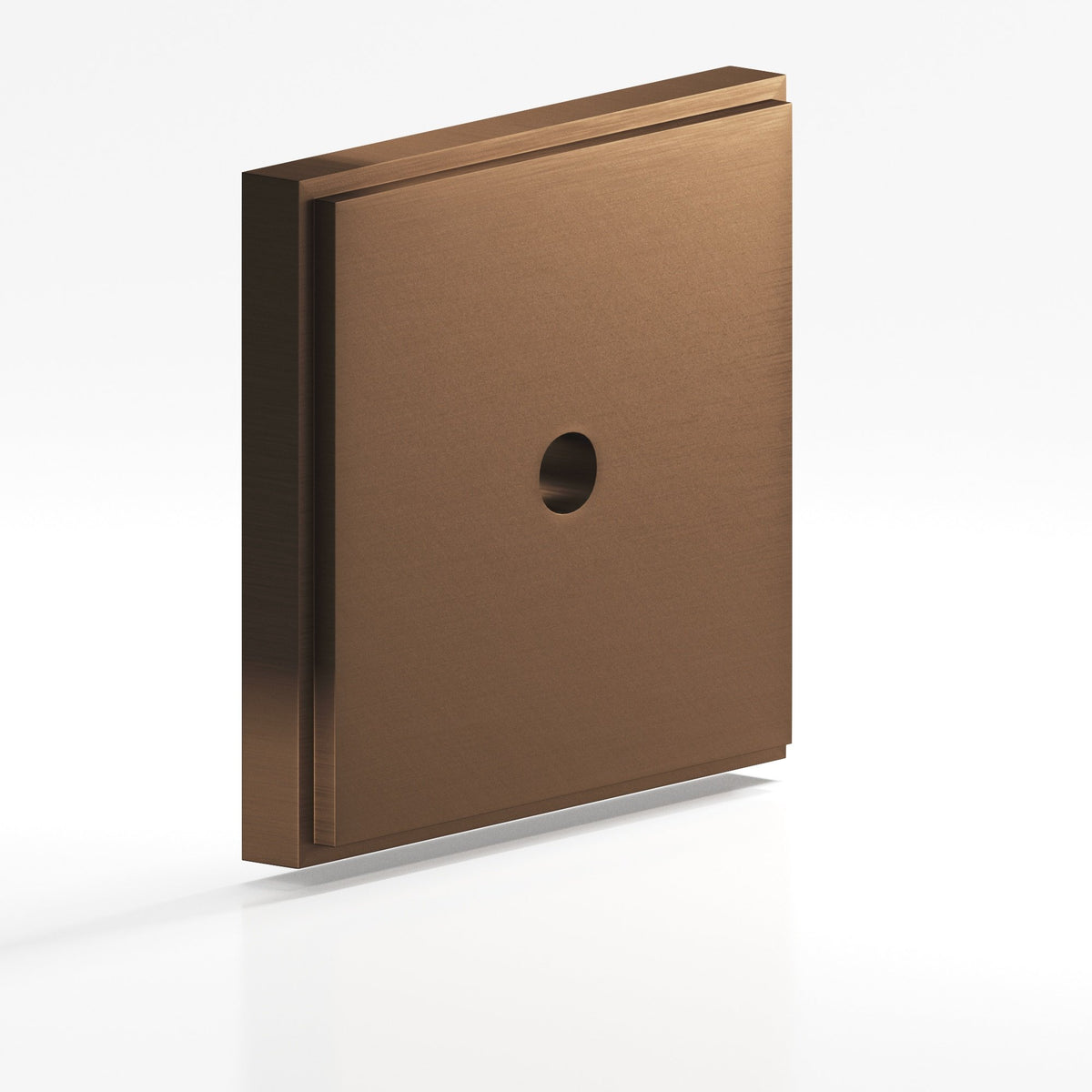 Colonial Bronze 9625 Stepped Square Backplate, 1-3/4 in, for 8-32 Screw - Matte Oil Rubbed Bronze
