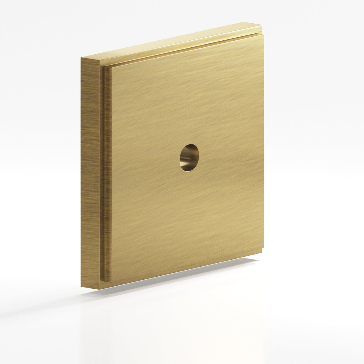 Colonial Bronze 9624 Stepped Square Backplate, 1-1/2 in, for 8-32 Screw