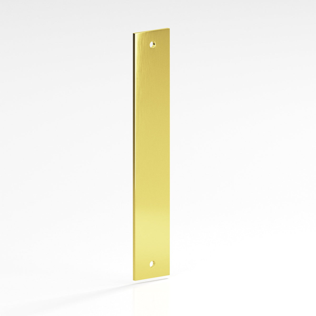 Colonial Bronze 9745 Rectangular Backplate, 3/4 in Wide, for 1/4-20 Screws - French Gold