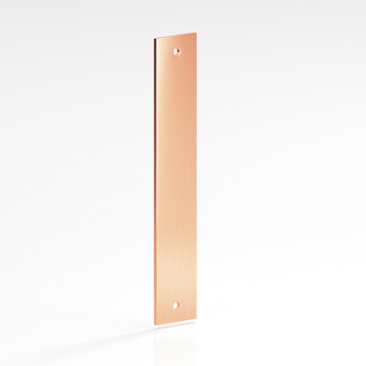 Colonial Bronze 9843 Rectangular Backplate, 2 in Wide, for 1/4-20 Screws - Satin Copper