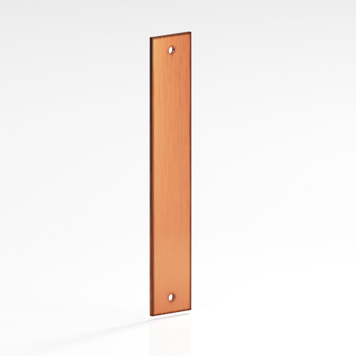 Colonial Bronze 9844 Rectangular Backplate, 1-1/2 in Wide, for 1/4-20 Screws - Antique Copper