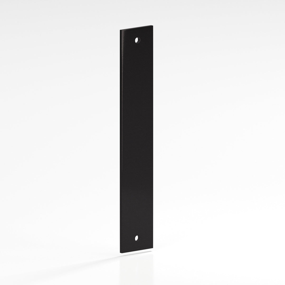 Colonial Bronze 9745 Rectangular Backplate, 3/4 in Wide, for 1/4-20 Screws - Satin Black