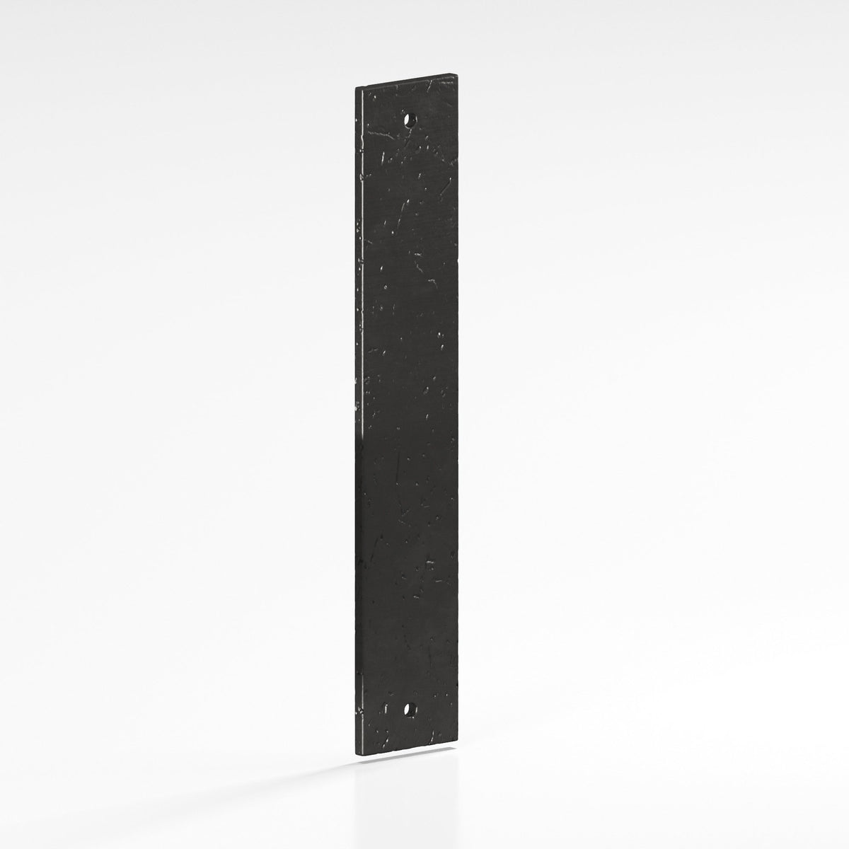 Colonial Bronze 9844 Rectangular Backplate, 1-1/2 in Wide, for 1/4-20 Screws - Distressed Satin Black