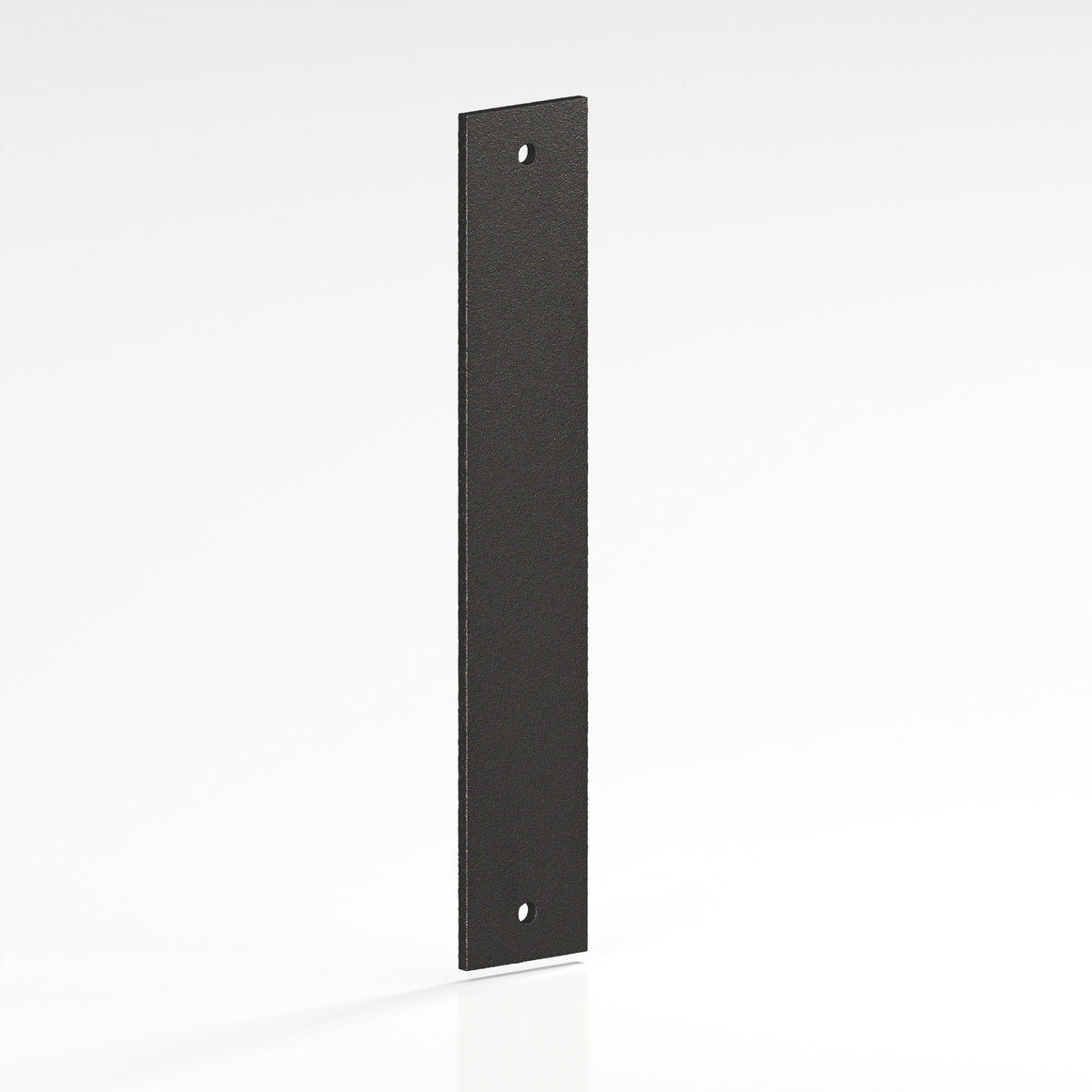 Colonial Bronze 9843 Rectangular Backplate, 2 in Wide, for 1/4-20 Screws - Frost Black™