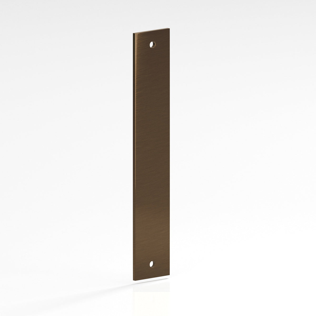 Colonial Bronze 9843 Rectangular Backplate, 2 in Wide, for 1/4-20 Screws - Light Statuary Bronze