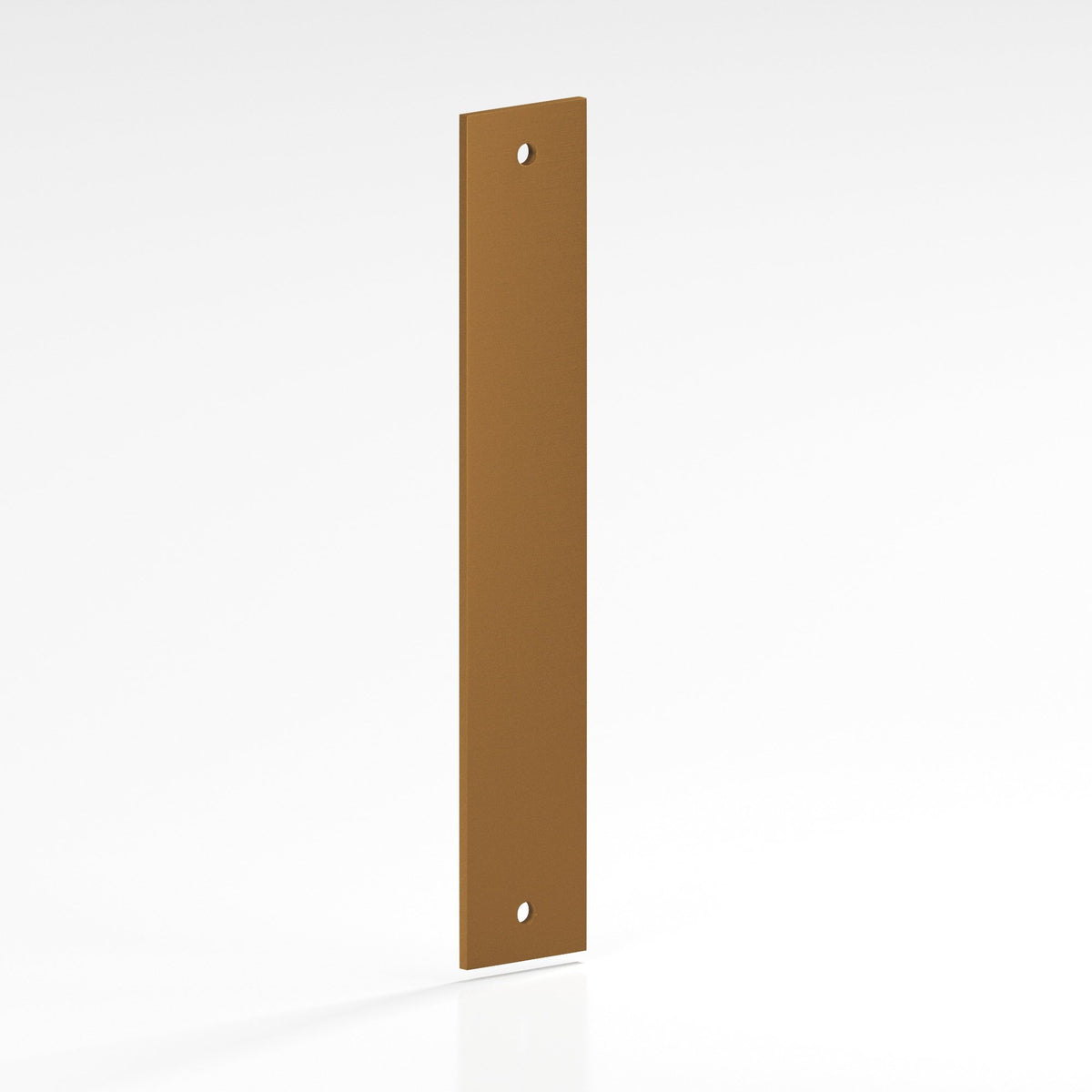 Colonial Bronze 9946 Rectangular Backplate, 1 in Wide, for 8-32 Screws - Matte Light Statuary Bronze