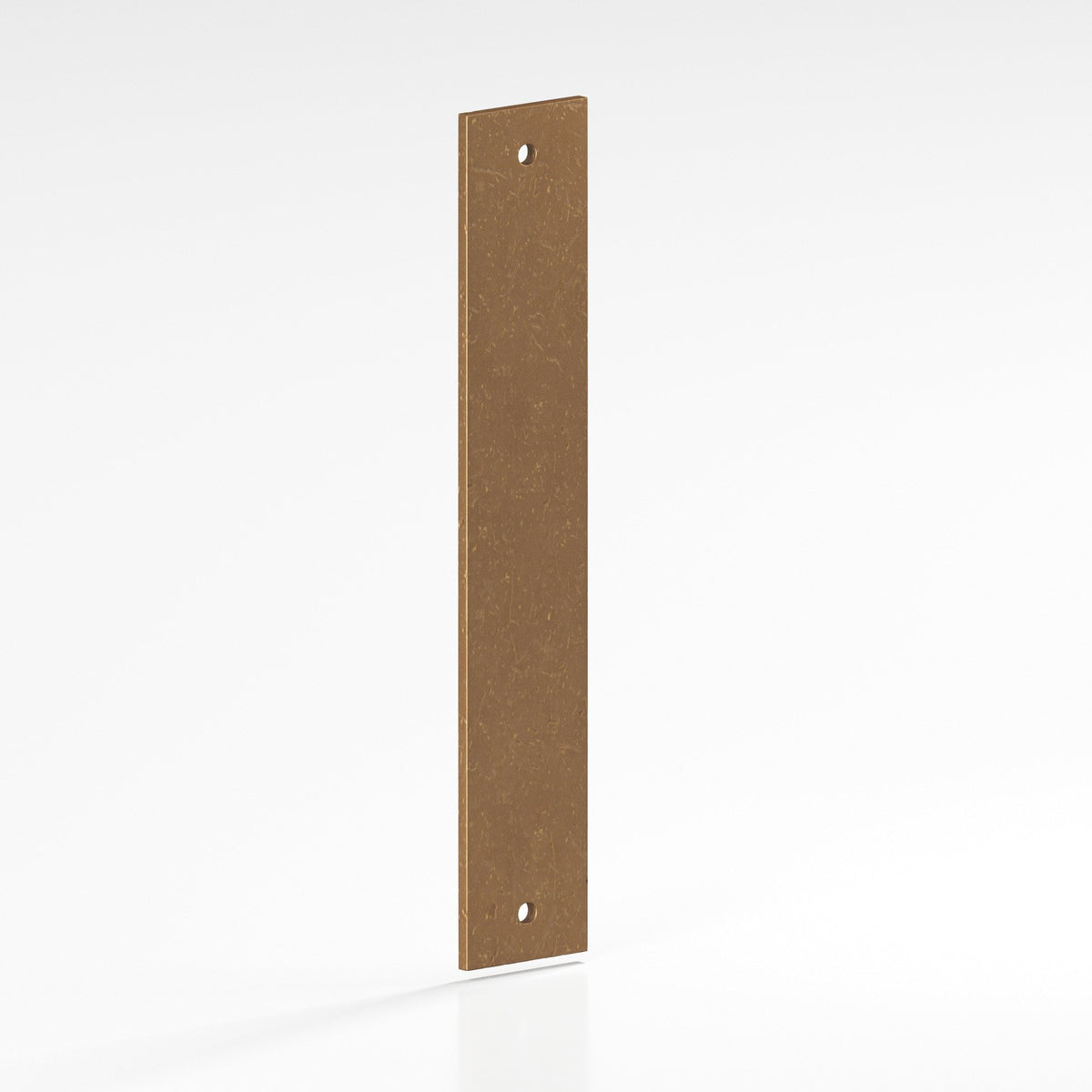 Colonial Bronze 9844 Rectangular Backplate, 1-1/2 in Wide, for 1/4-20 Screws - Distressed Light Statuary Bronze