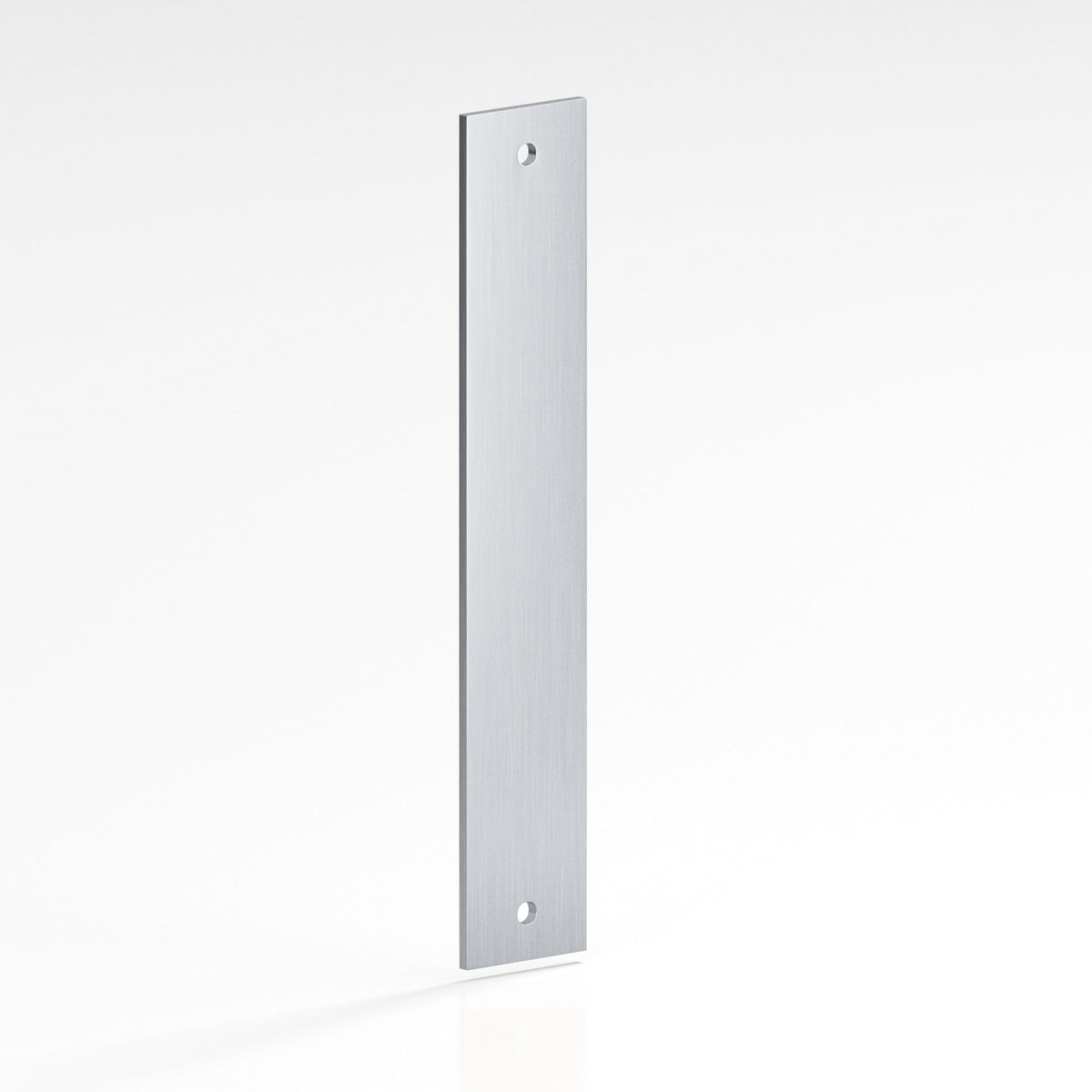 Colonial Bronze 9745 Rectangular Backplate, 3/4 in Wide, for 1/4-20 Screws - Satin Chrome