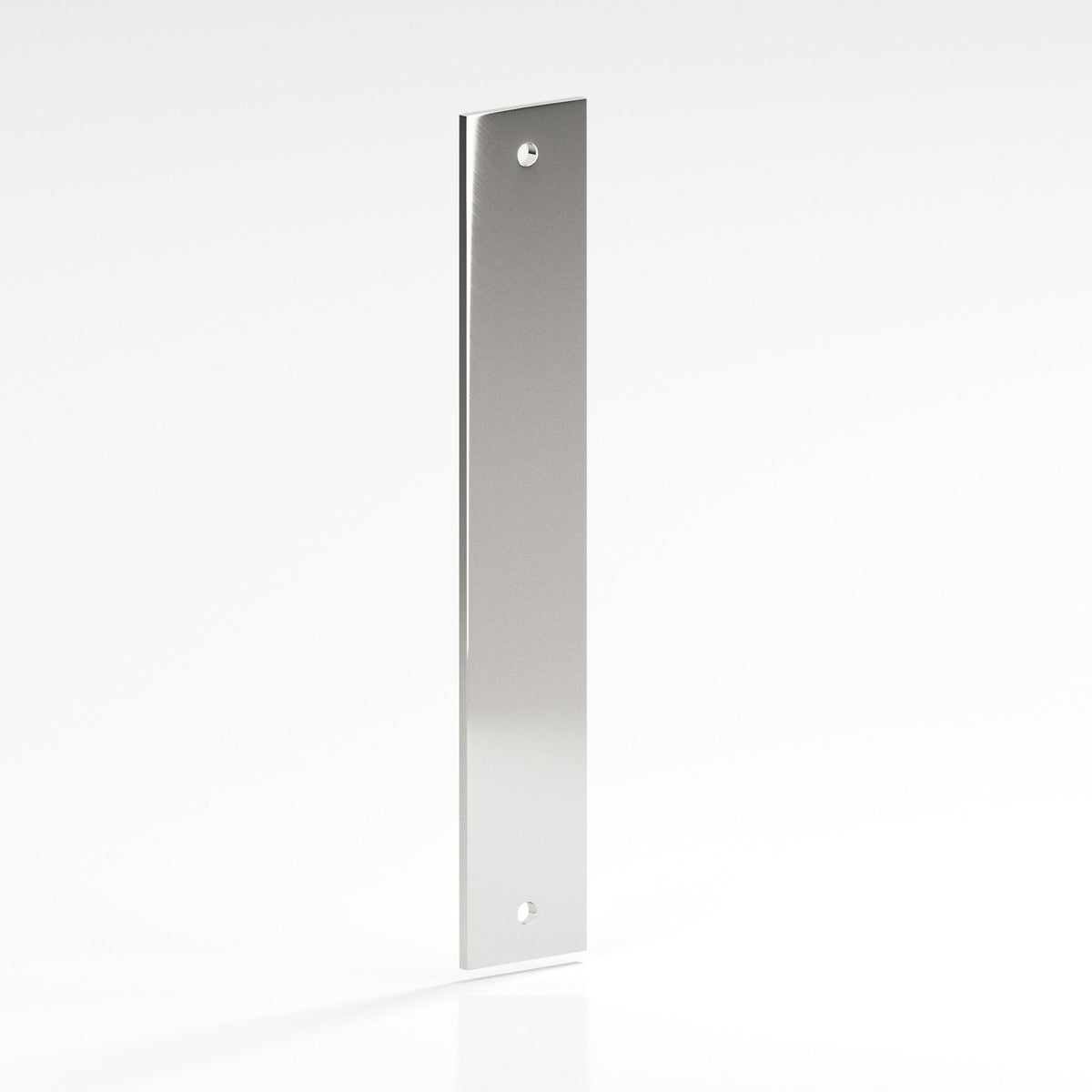 Colonial Bronze 9745 Rectangular Backplate, 3/4 in Wide, for 1/4-20 Screws - Polished Nickel