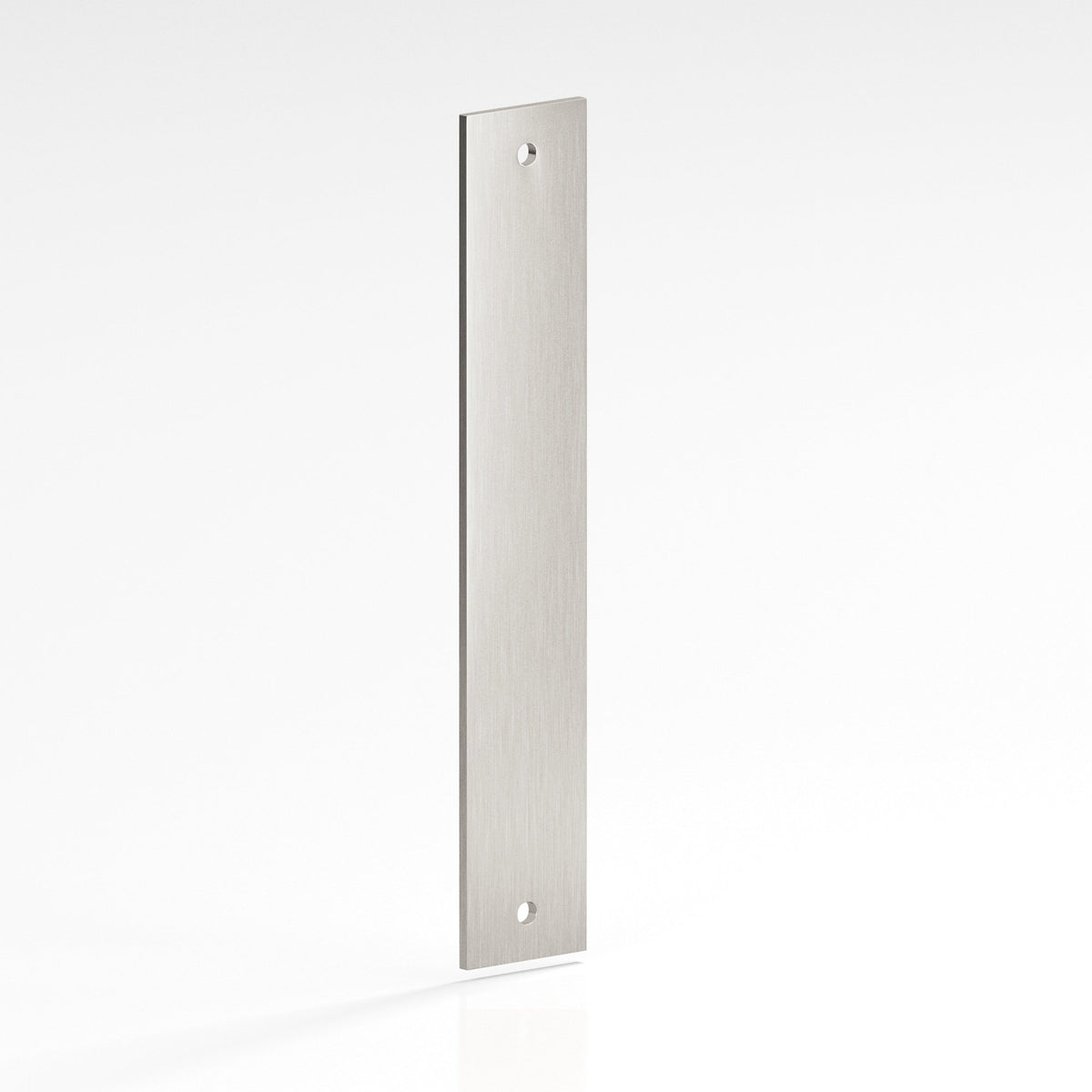 Colonial Bronze 9844 Rectangular Backplate, 1-1/2 in Wide, for 1/4-20 Screws - Nickel Stainless