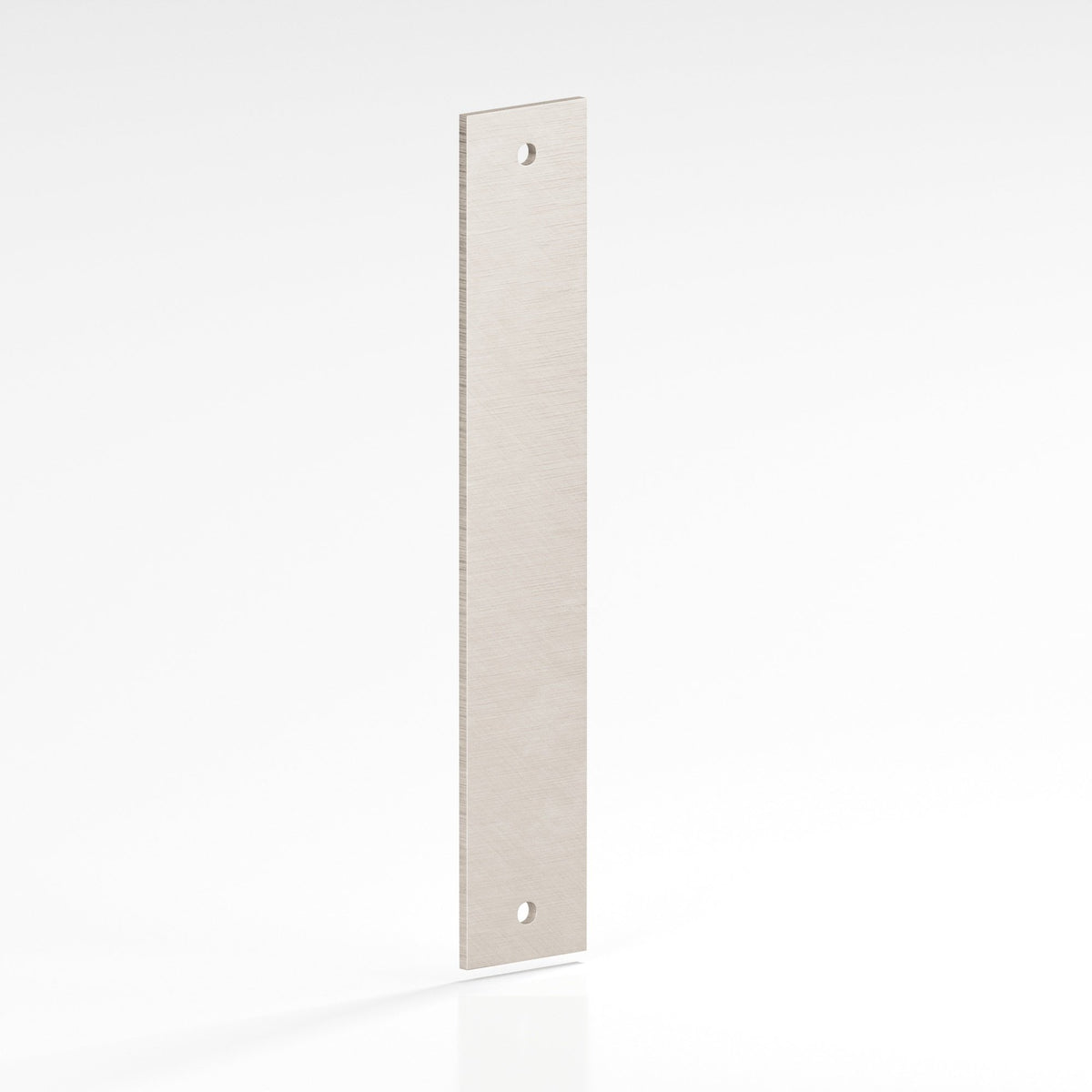 Colonial Bronze 9946 Rectangular Backplate, 1 in Wide, for 8-32 Screws - Matte Satin Nickel