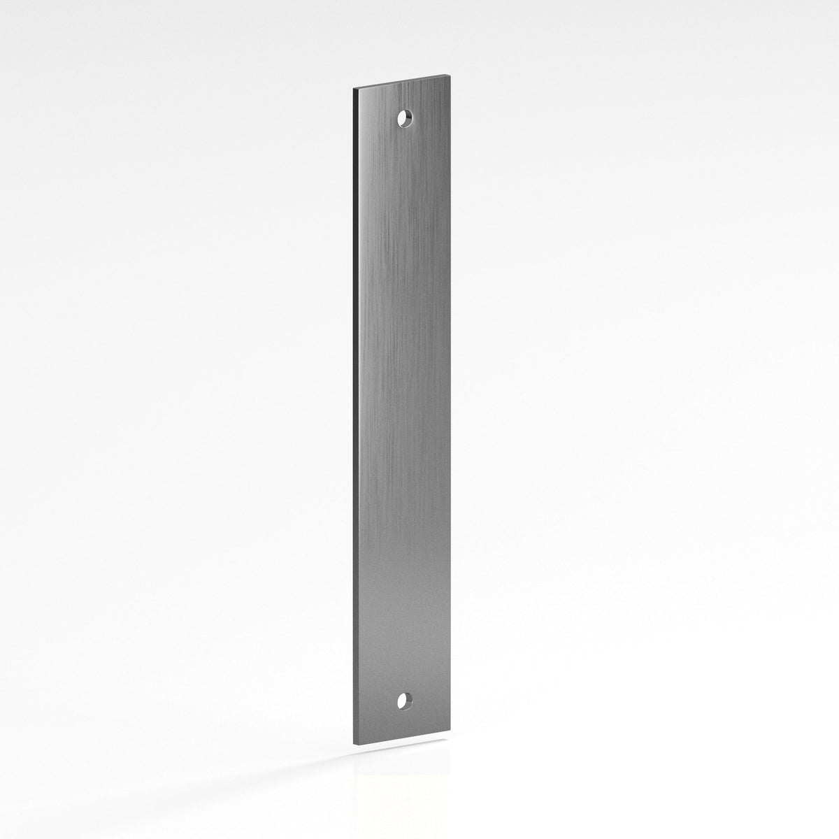 Colonial Bronze 9745 Rectangular Backplate, 3/4 in Wide, for 1/4-20 Screws - Graphite