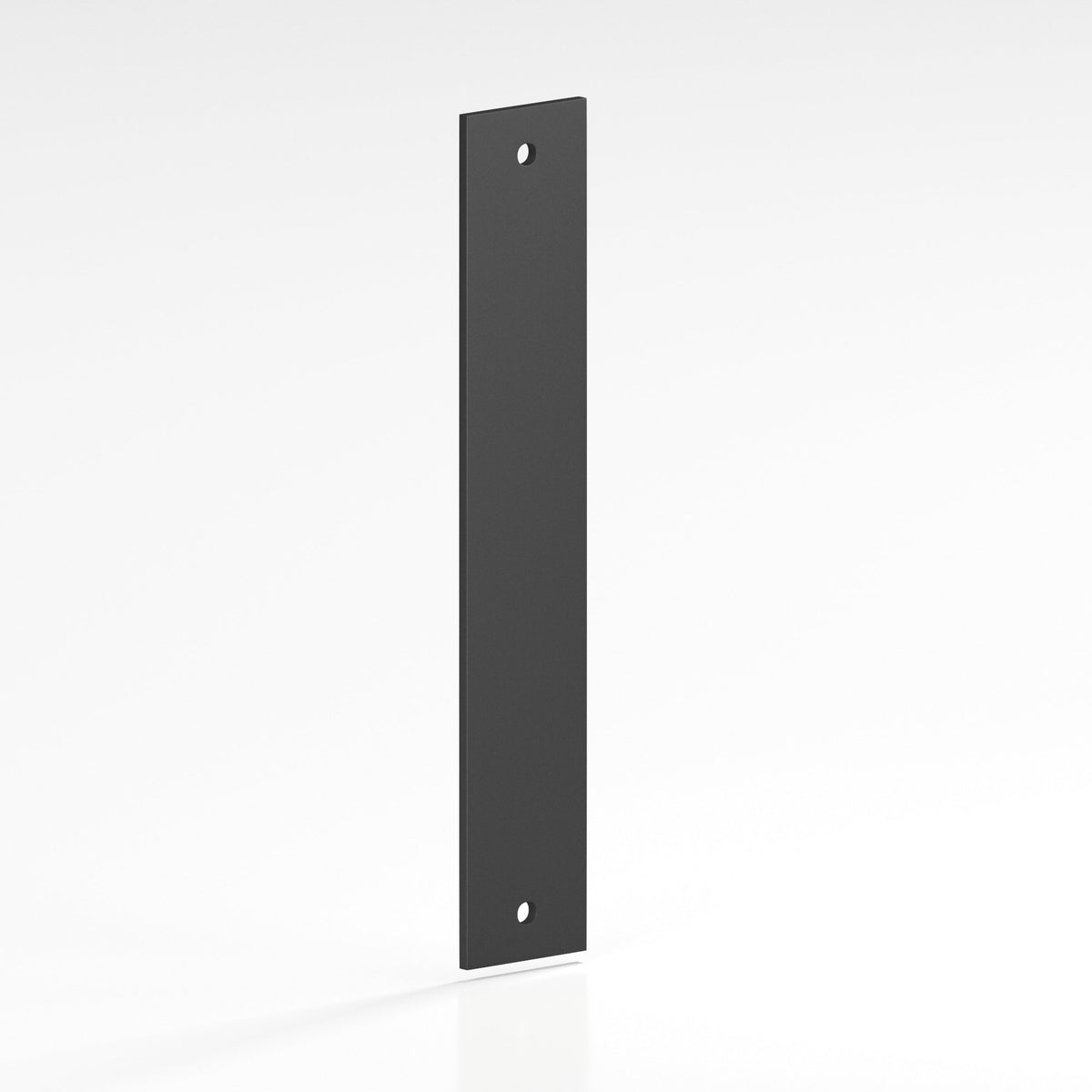 Colonial Bronze 9745 Rectangular Backplate, 3/4 in Wide, for 1/4-20 Screws - Matte Graphite