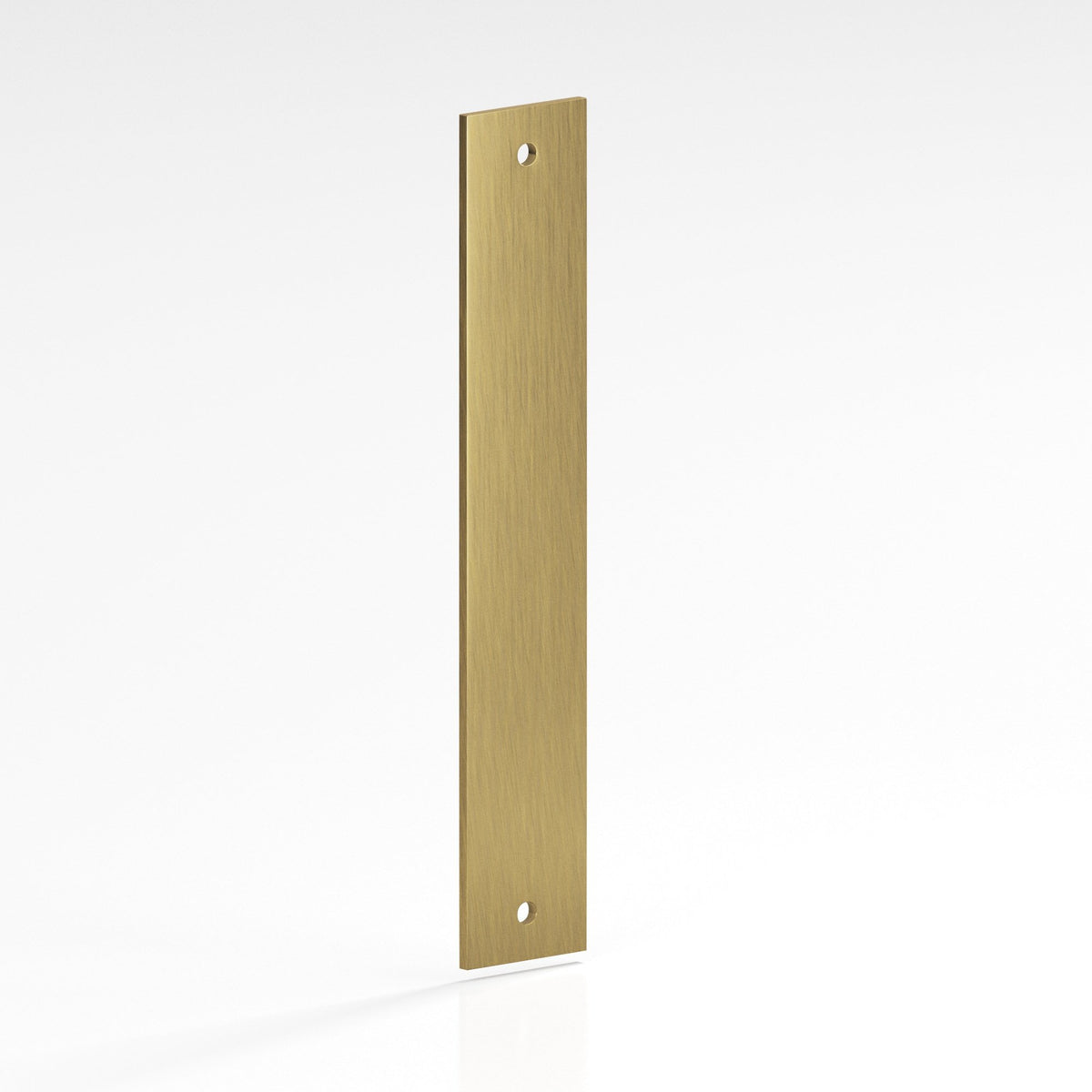 Colonial Bronze 9844 Rectangular Backplate, 1-1/2 in Wide, for 1/4-20 Screws - Antique Brass