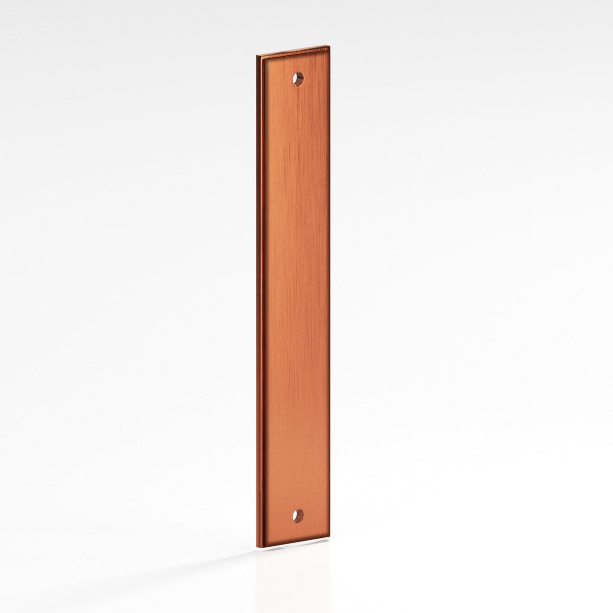 Colonial Bronze 9943 Stepped Rectangular Backplate, 2 in Wide, for 1/4-20 Screws - Antique Copper