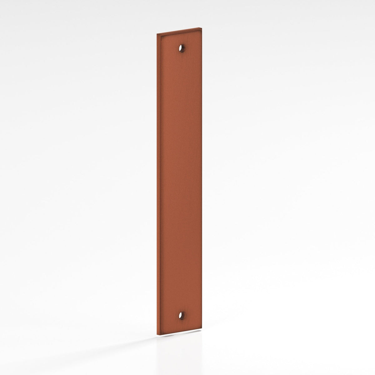 Colonial Bronze 9948 Stepped Rectangular Backplate, 1-1/4 in Wide, for 8-32 Screws - Matte Antique Copper