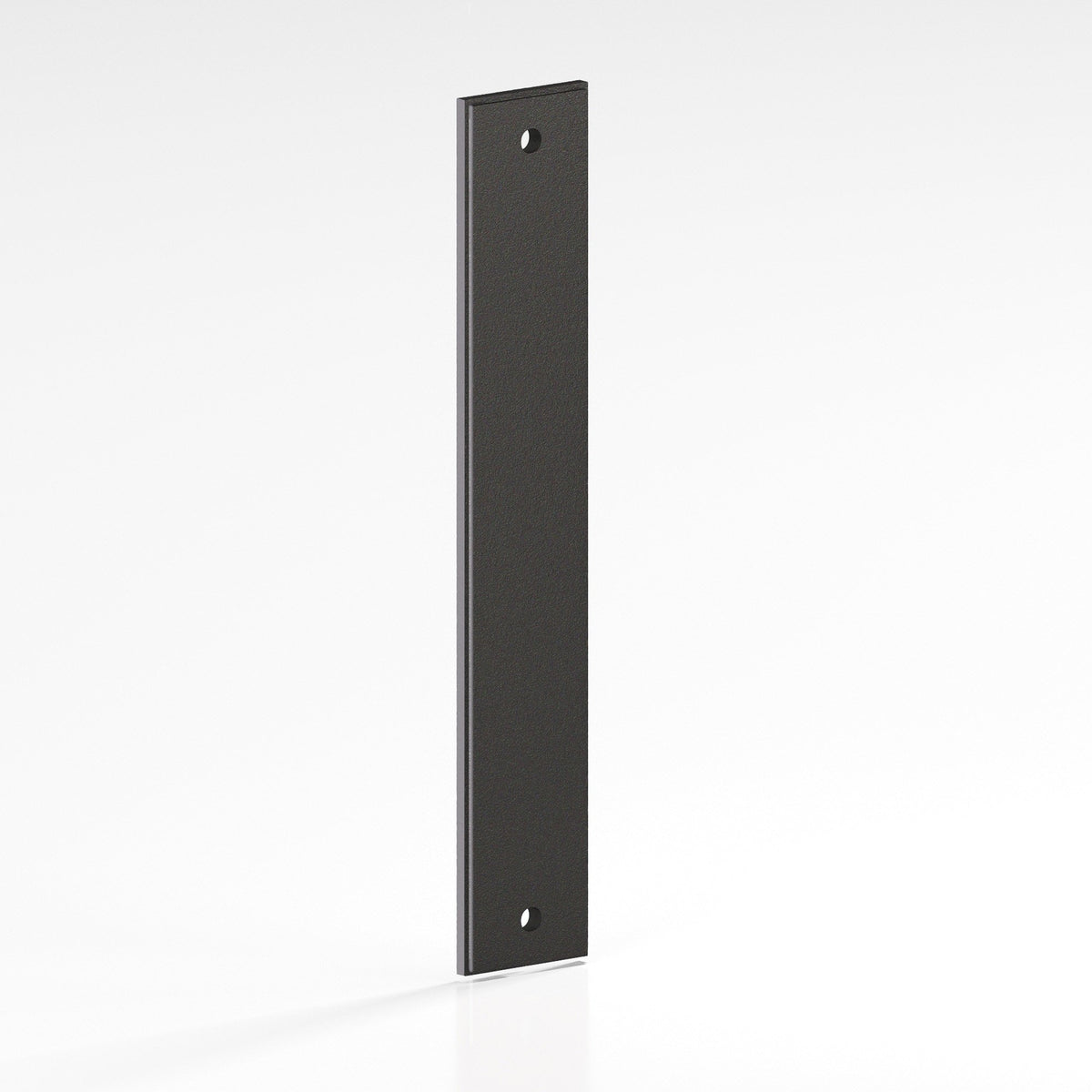 Colonial Bronze 9948 Stepped Rectangular Backplate, 1-1/4 in Wide, for 8-32 Screws - Frost Black™