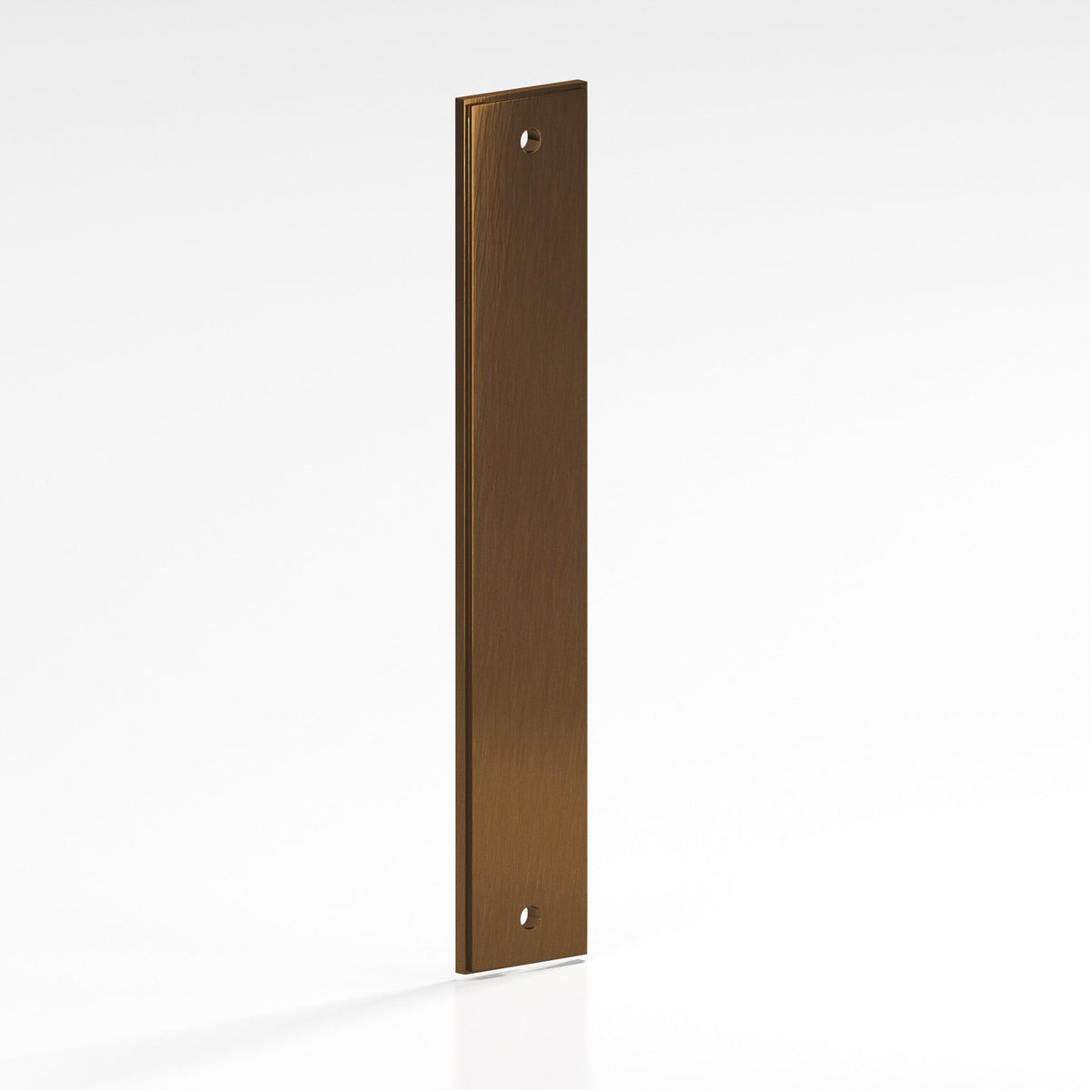 Colonial Bronze 9944 Stepped Rectangular Backplate, 1-1/2 in Wide, for 1/4-20 Screws - Light Statuary Bronze
