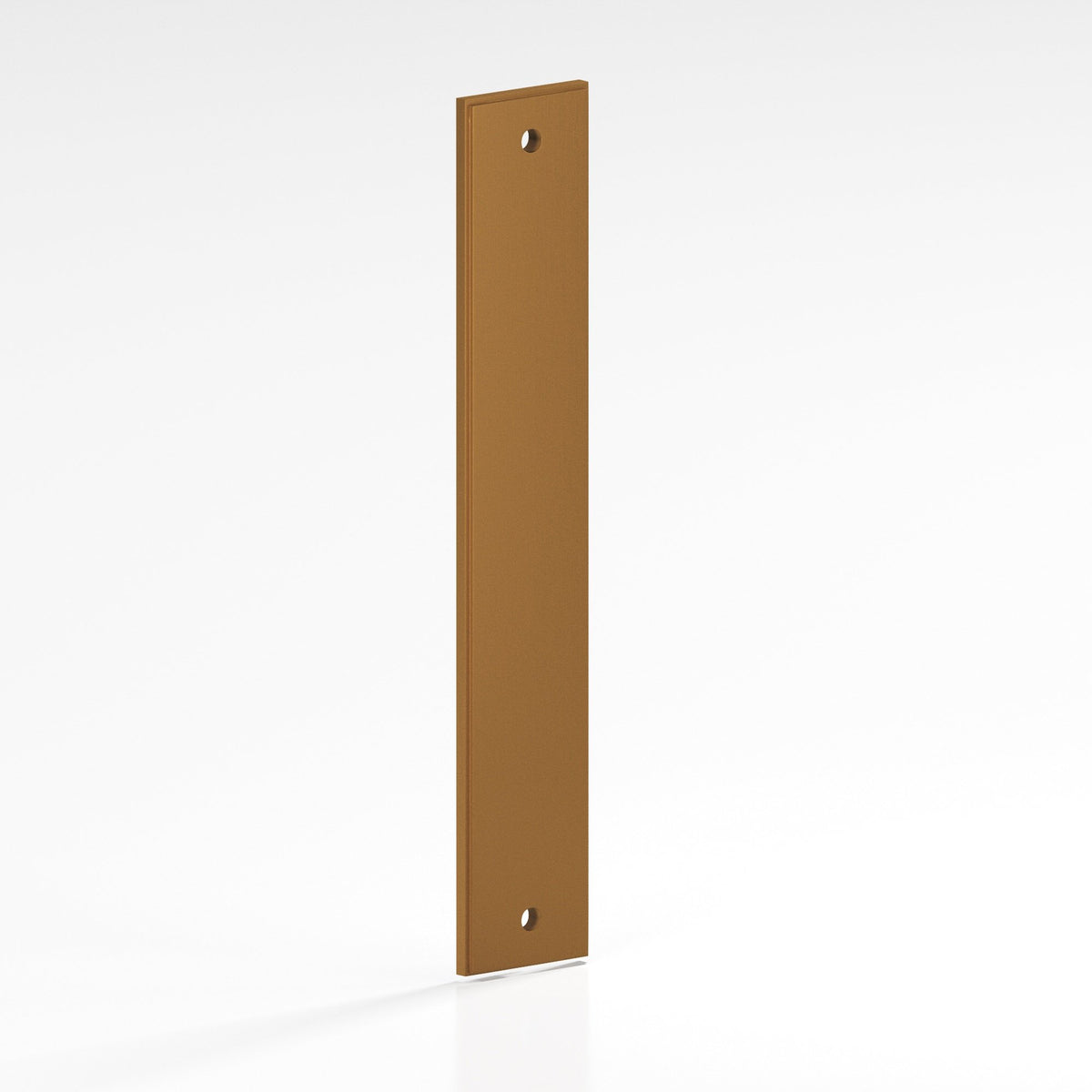 Colonial Bronze 9943 Stepped Rectangular Backplate, 2 in Wide, for 1/4-20 Screws - Matte Light Statuary Bronze