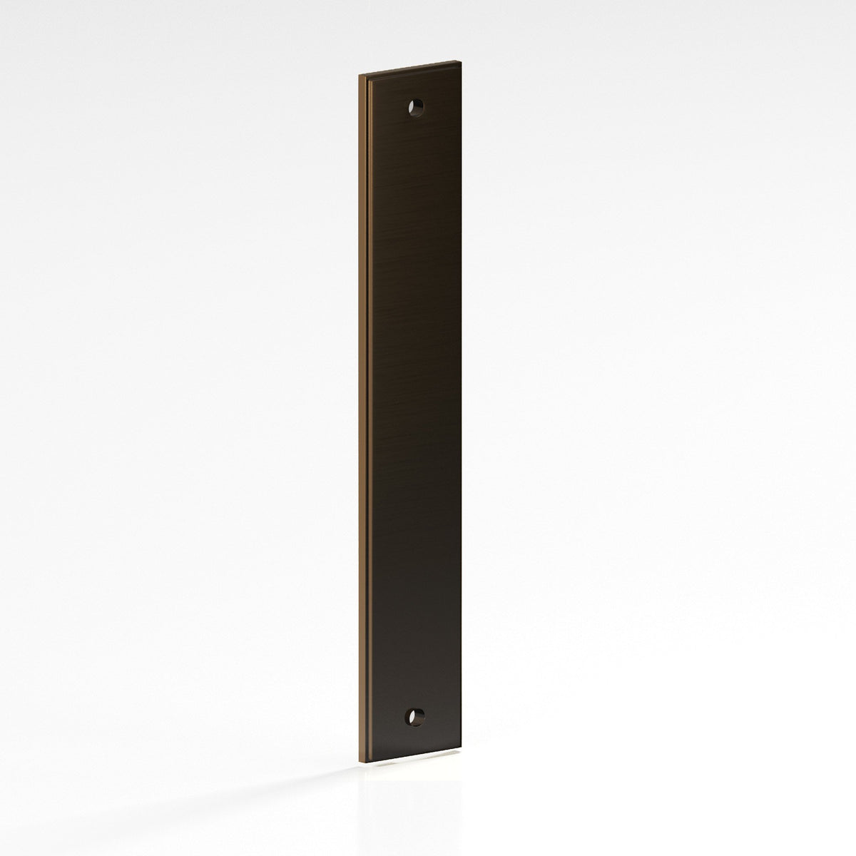 Colonial Bronze 9948 Stepped Rectangular Backplate, 1-1/4 in Wide, for 8-32 Screws - Oil Rubbed Bronze