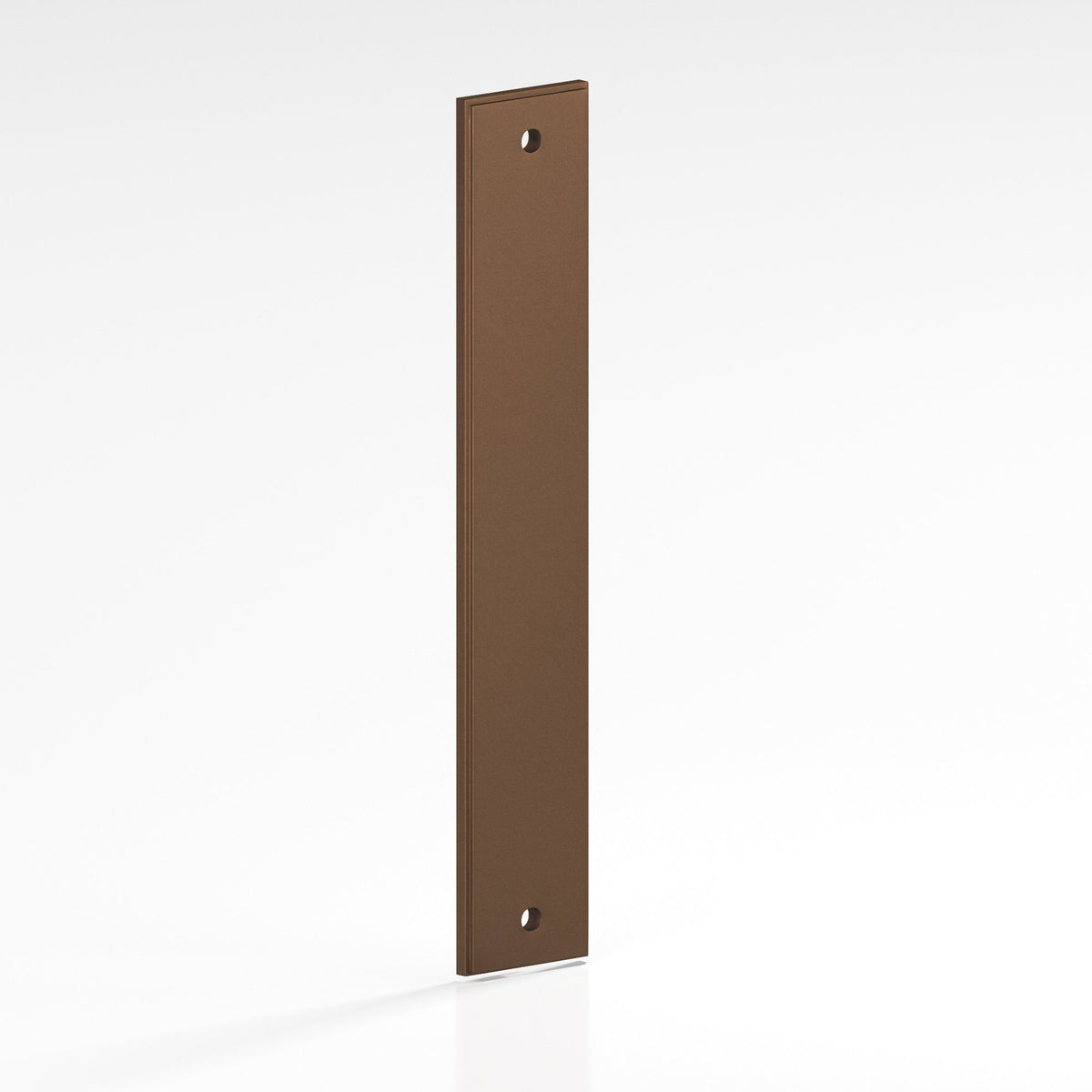 Colonial Bronze 9845 Stepped Rectangular Backplate, 3/4 in Wide, for 1/4-20 Screws - Matte Oil Rubbed Bronze