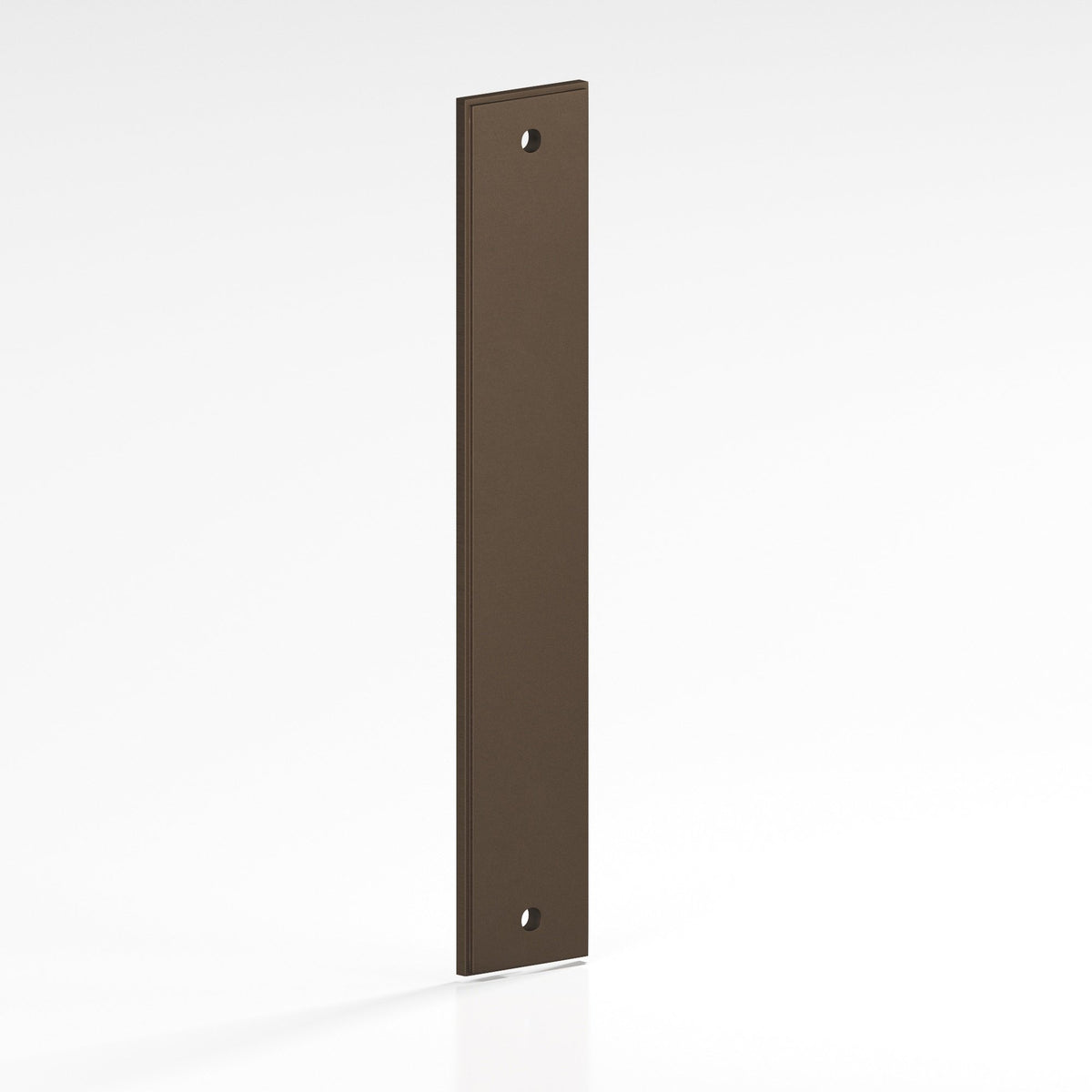 Colonial Bronze 9948 Stepped Rectangular Backplate, 1-1/4 in Wide, for 8-32 Screws - Heritage Bronze