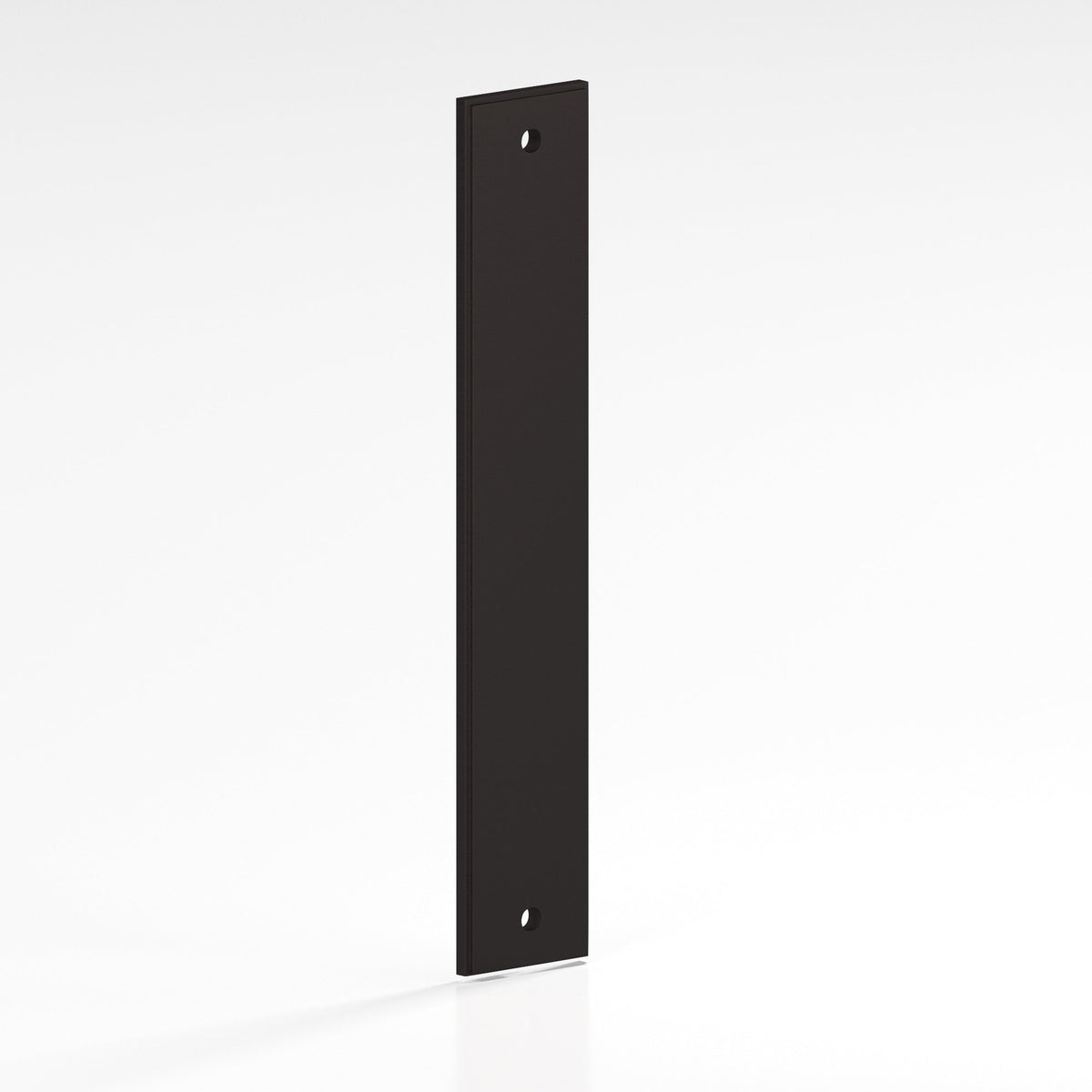 Colonial Bronze 9948 Stepped Rectangular Backplate, 1-1/4 in Wide, for 8-32 Screws - Matte Dark Statuary Bronze