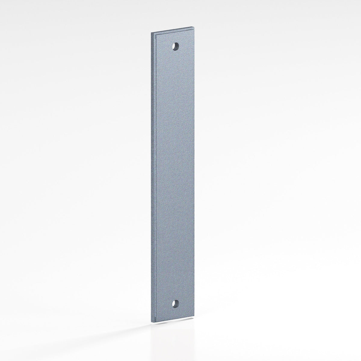 Colonial Bronze 9948 Stepped Rectangular Backplate, 1-1/4 in Wide, for 8-32 Screws - Frost Chrome™